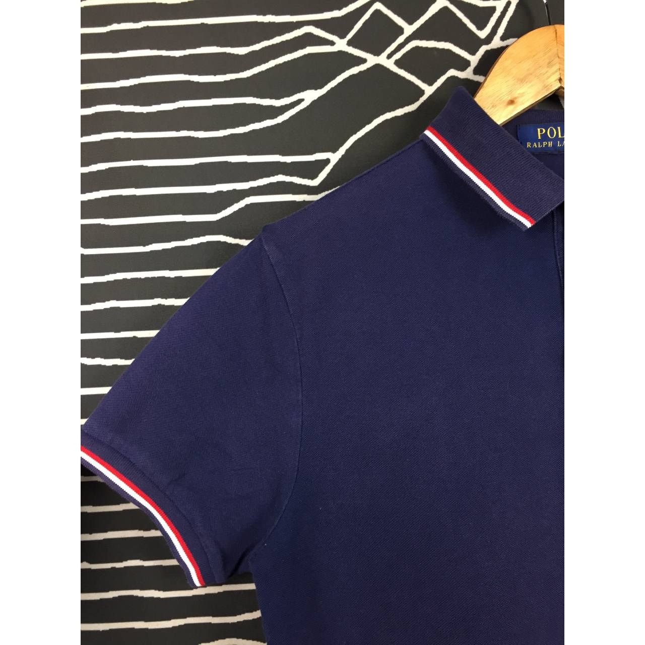 Polo Ralph Lauren × Vintage Vtg Polo Ralph Lauren Small Logo Tipped Polo Tee Size US S / EU 44-46 / 1 - 6 Thumbnail