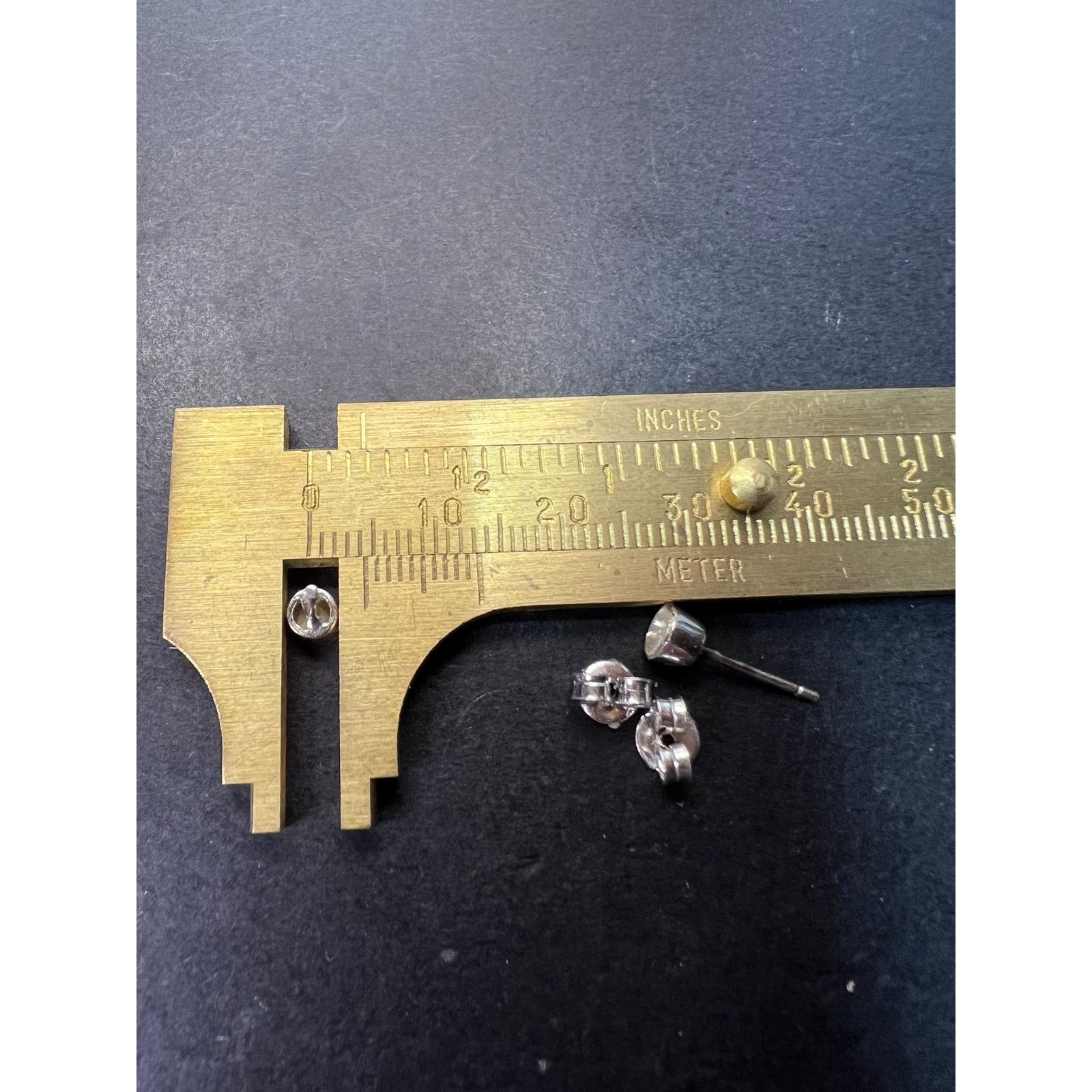 Other Natural polki diamond stud earrings in sterling silver Size ONE SIZE - 4 Thumbnail