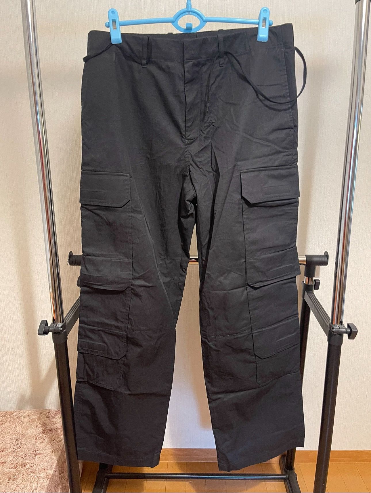 Pre-owned Louis Vuitton X Virgil Abloh Ss20 Multi Pocket Cargos (virgil Abloh) In Black