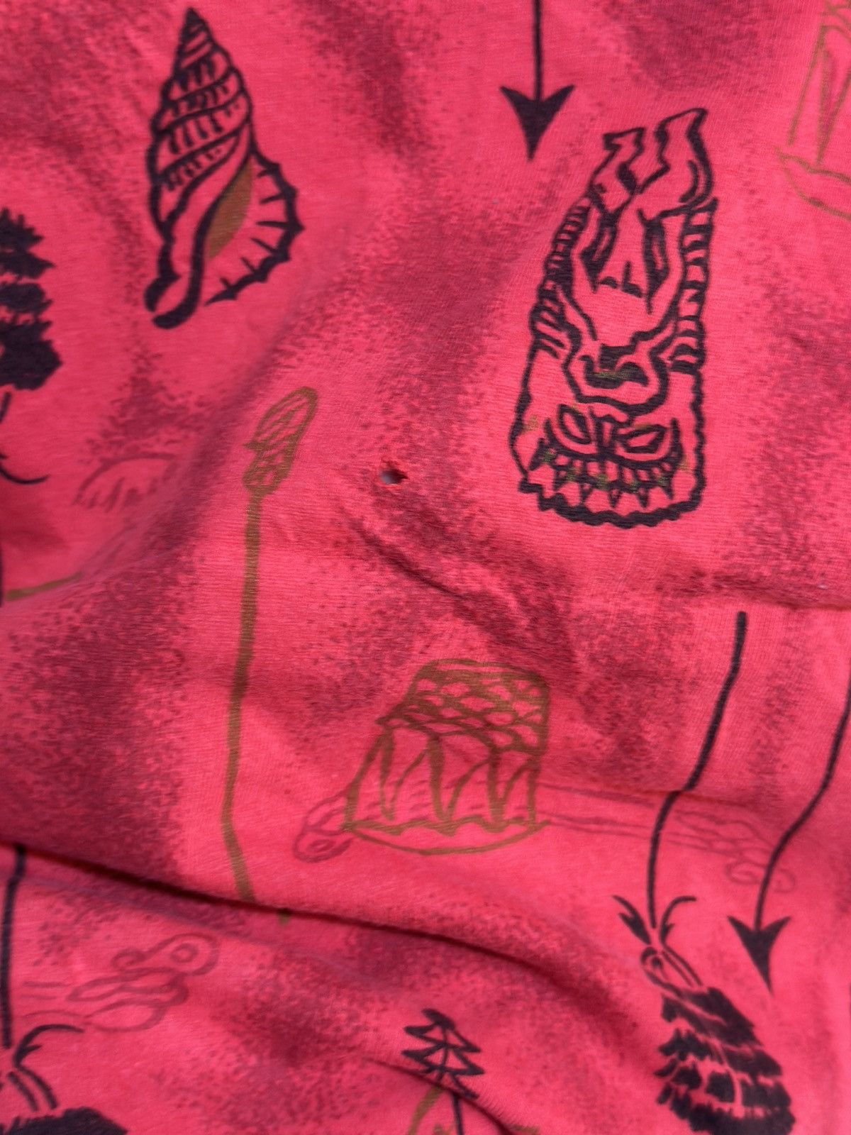 Atomic × Vintage Vintage Tiki Atomic Full Print Faded Tee Size US M / EU 48-50 / 2 - 6 Thumbnail