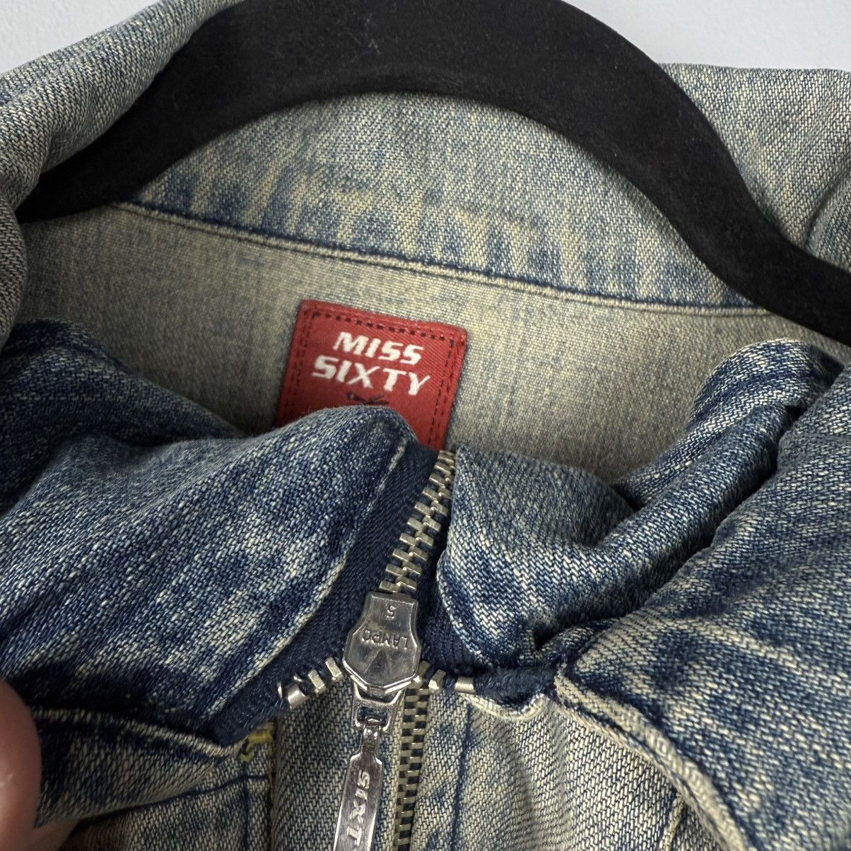 Miss Sixty Vintage Miss Sixty Avant Garde Distressed Jeans Jacket Size S / US 4 / IT 40 - 7 Thumbnail