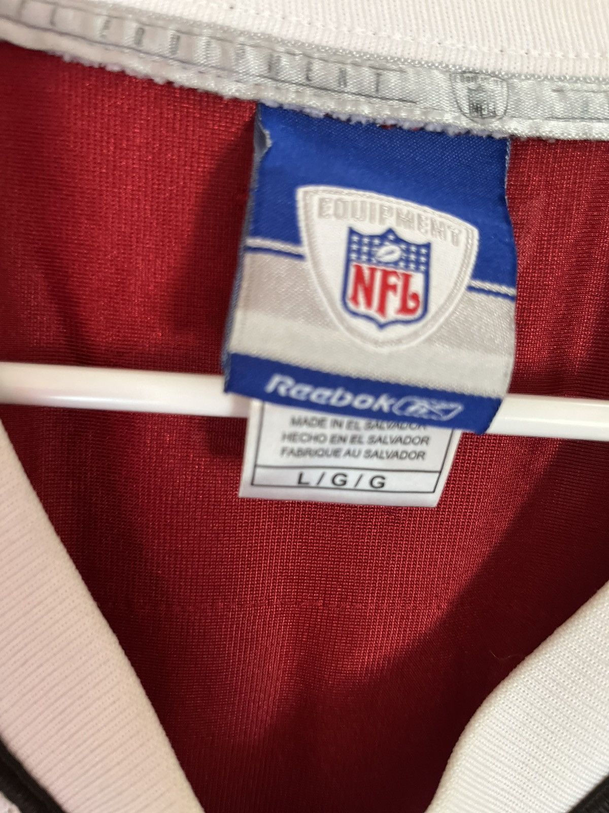 Reebok y2k 2007 - 2009 levi brown arizona cardinals nfl football Size US L / EU 52-54 / 3 - 3 Thumbnail
