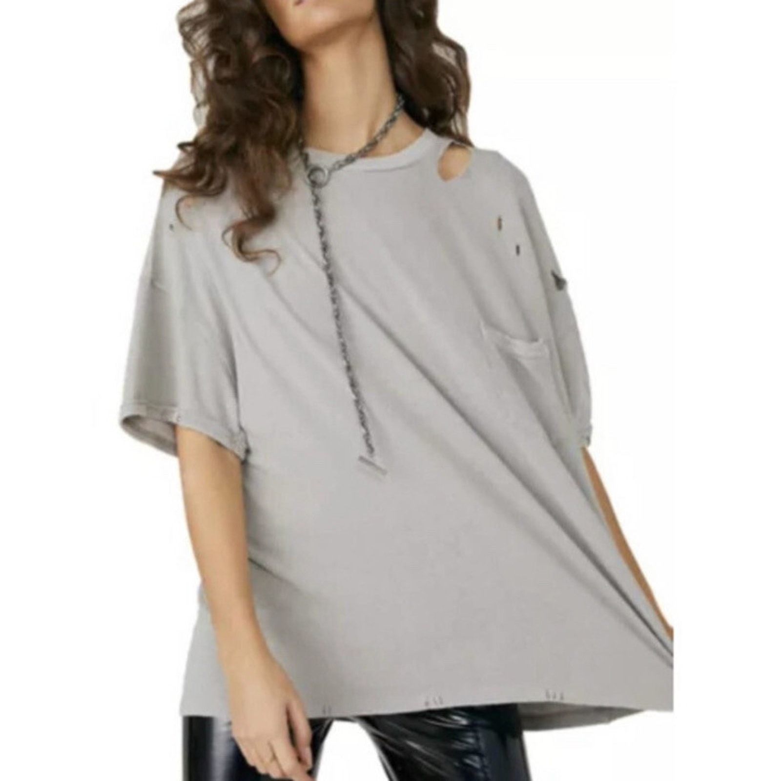 Free People Free People Rubi Ripped Y2K Cotton top XS FP2836748 Size XS / US 0-2 / IT 36-38 - 1 Thumbnail