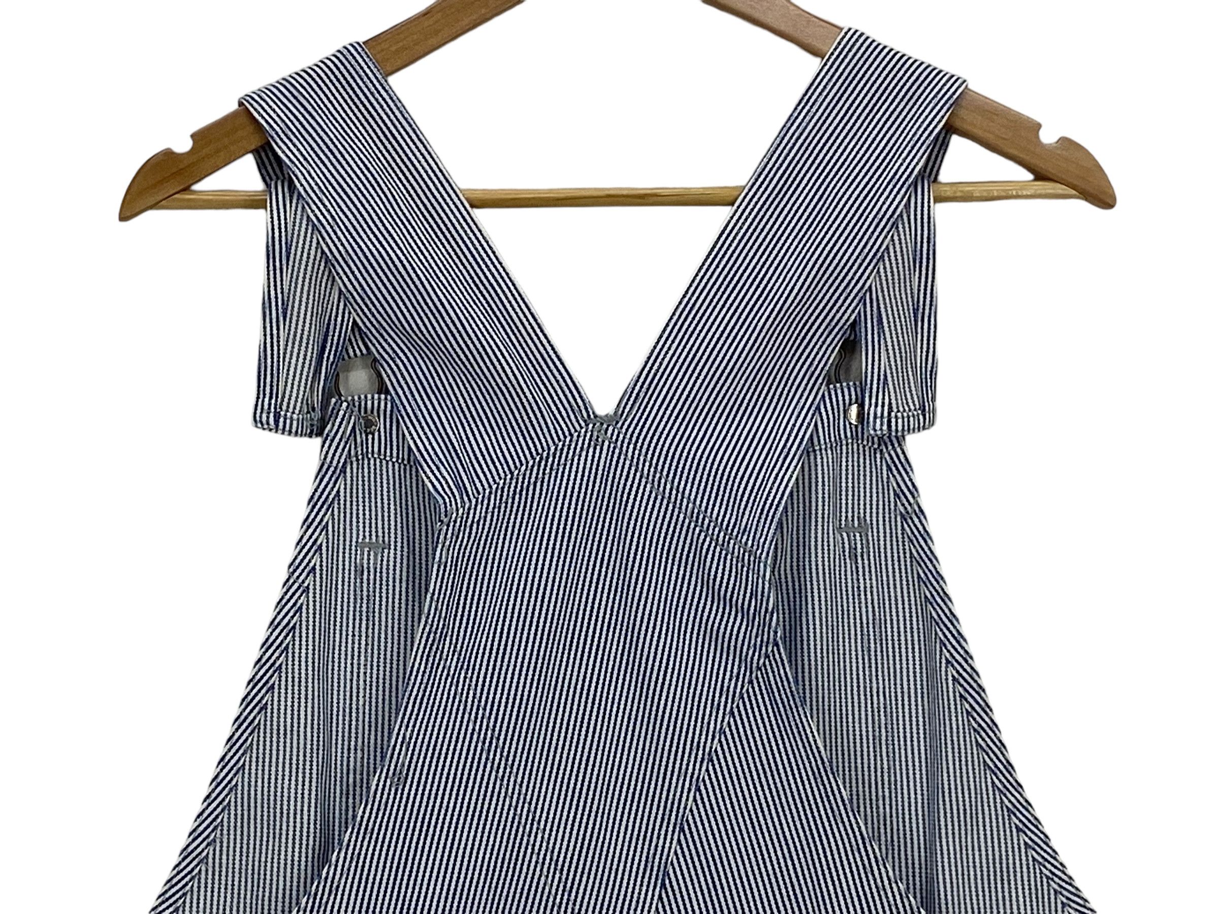 Vintage Dog House Carpenter Bib Overalls Light Wash Jeans Size US 39 - 6 Thumbnail