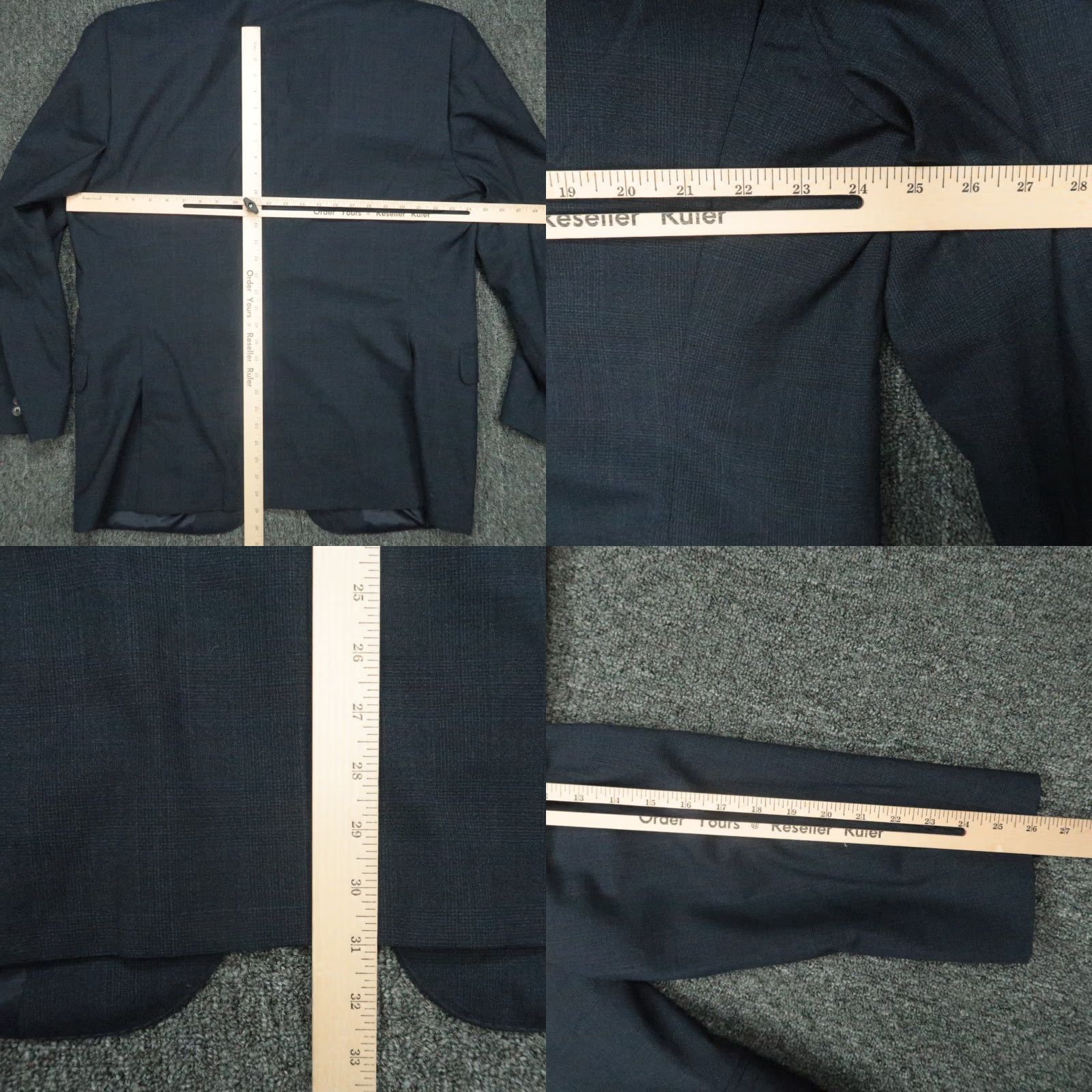 Peter Millar Peter Millar Blazer Men 50T Blue Wool Formal Double-Vented Sport Coat Jacket Size 50R - 8 Thumbnail