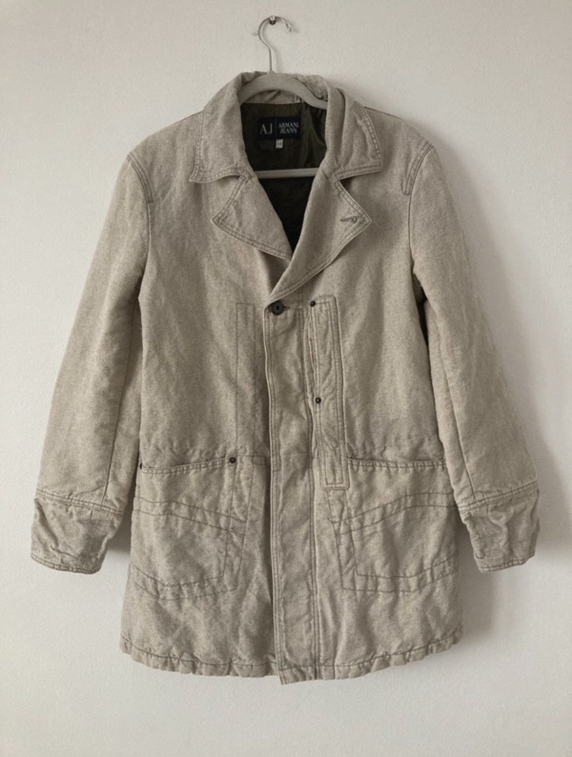 Armani Armani Jeans Hemp Jacket Size US M / EU 48-50 / 2 - 1 Thumbnail