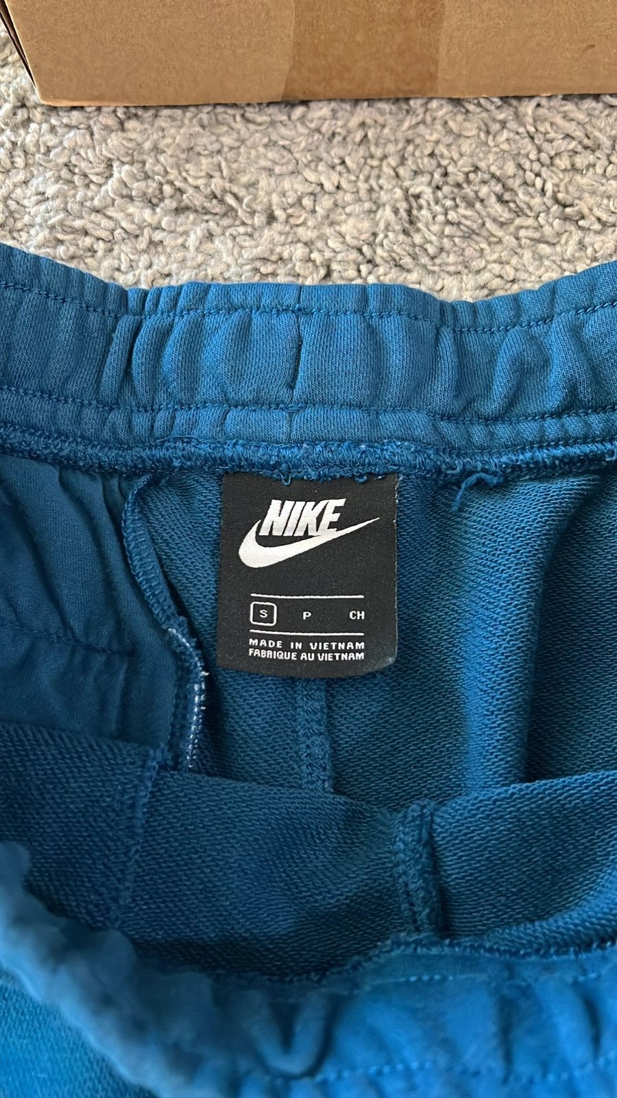 Nike Nike Turquoise Blue Double Swoosh Shorts Size US 30 / EU 46 - 3 Thumbnail