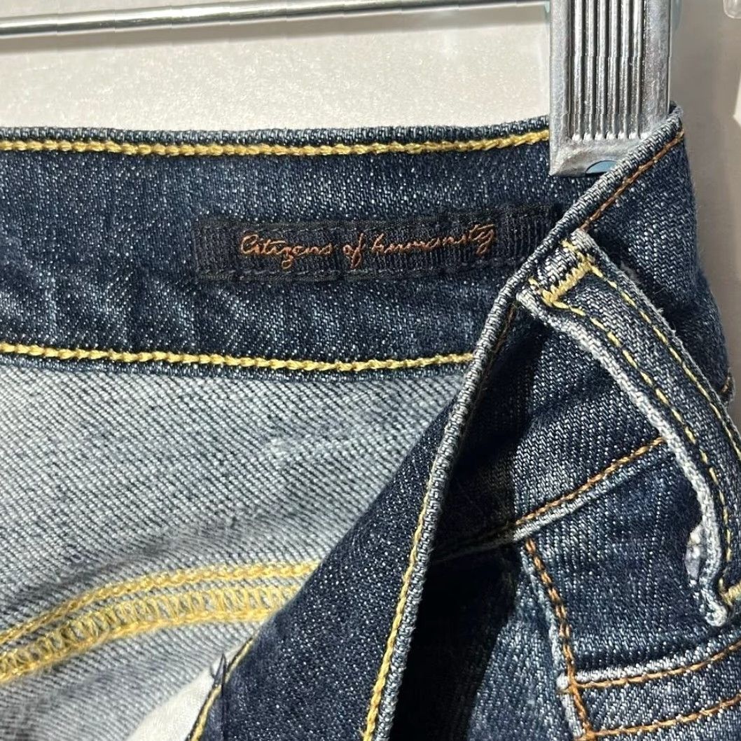 Citizens Of Humanity Citizens of Humanity Big Sur #092 Low Waist Flare Stretch Jeans Blue 30 Women Jeans Size 30" / US 8 / IT 44 - 4 Thumbnail