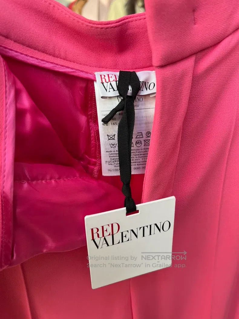 Valentino Valentino Women's high-waisted wide-leg pants Size 39" - 4 Thumbnail