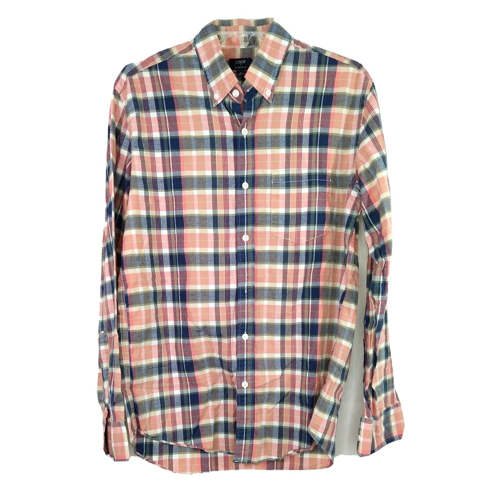 J.Crew J Crew Summer Plaid Button Down Collared Shirt Men Size M Size US M / EU 48-50 / 2 - 2 Thumbnail