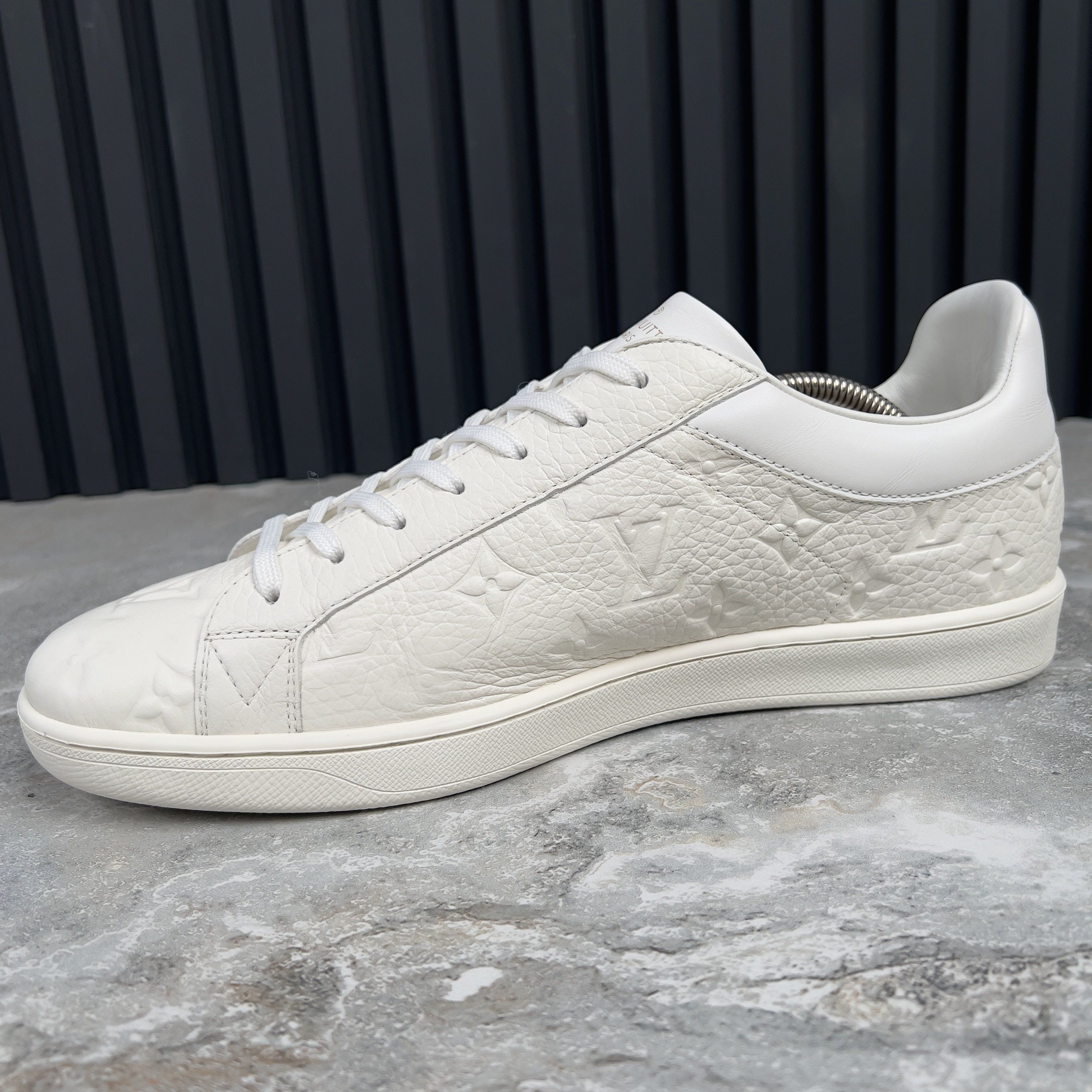 Louis Vuitton Luxembourg Monogram Sneaker Taurillon Leather Size US 9.5 / EU 42-43 - 5 Thumbnail