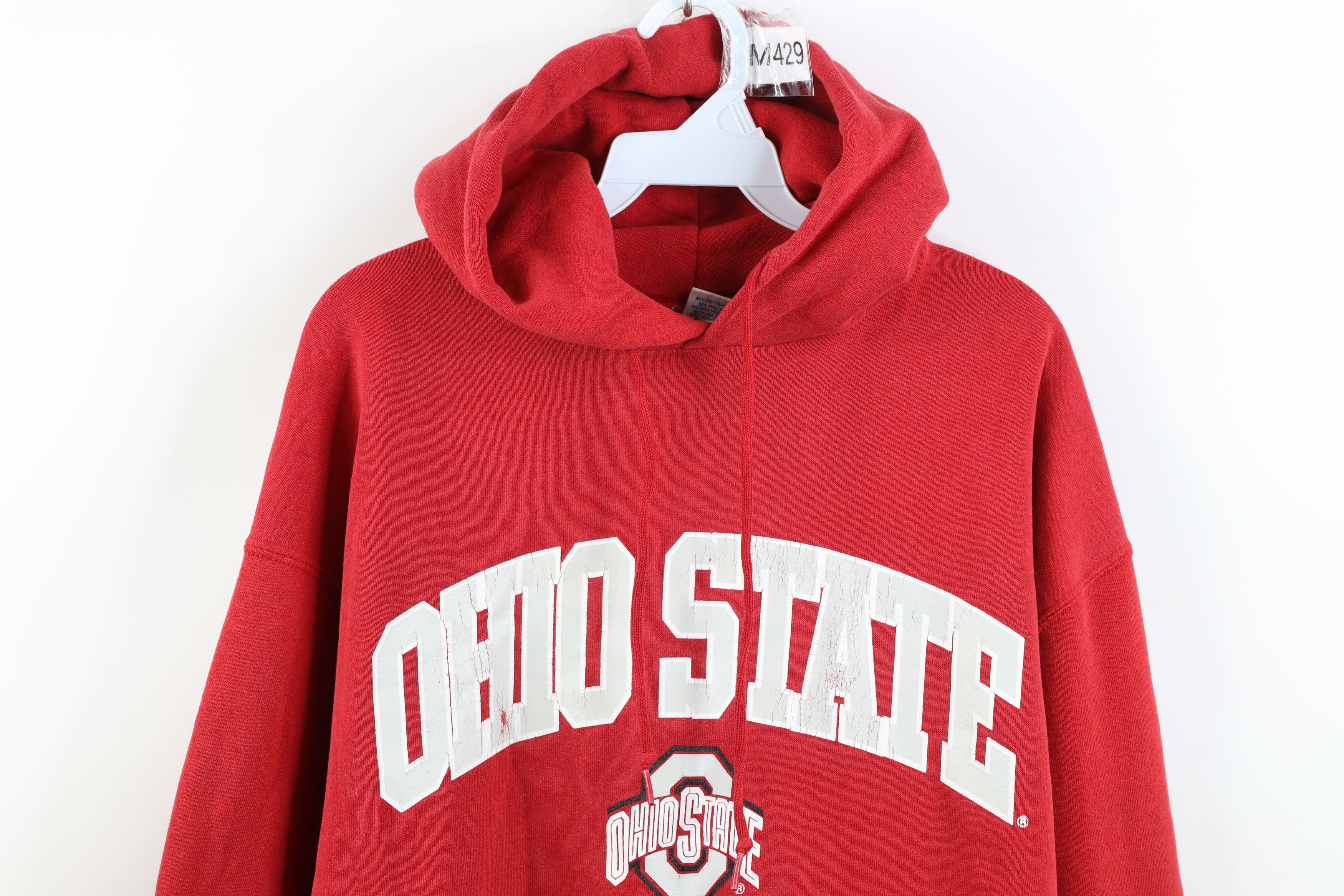 Russell Athletic Vintage 90s Russell Athletic Ohio State Hoodie Sweatshirt Size US L / EU 52-54 / 3 - 2 Thumbnail
