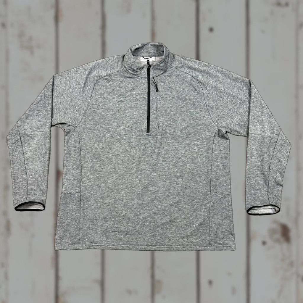Vintage Hill City Pullover Mens 2XL Gray 1/4 Zip Pockets Breathable Stretch Lightweight Shirt Casual Activewear Golf Hiking Mens Size US XXL / EU 58 / 5 - 1 Thumbnail