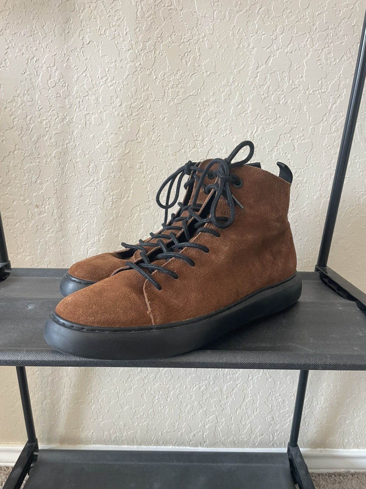 Karl Lagerfeld Suede Zippered Ankle boots Size US 12 / EU 45 - 4 Thumbnail