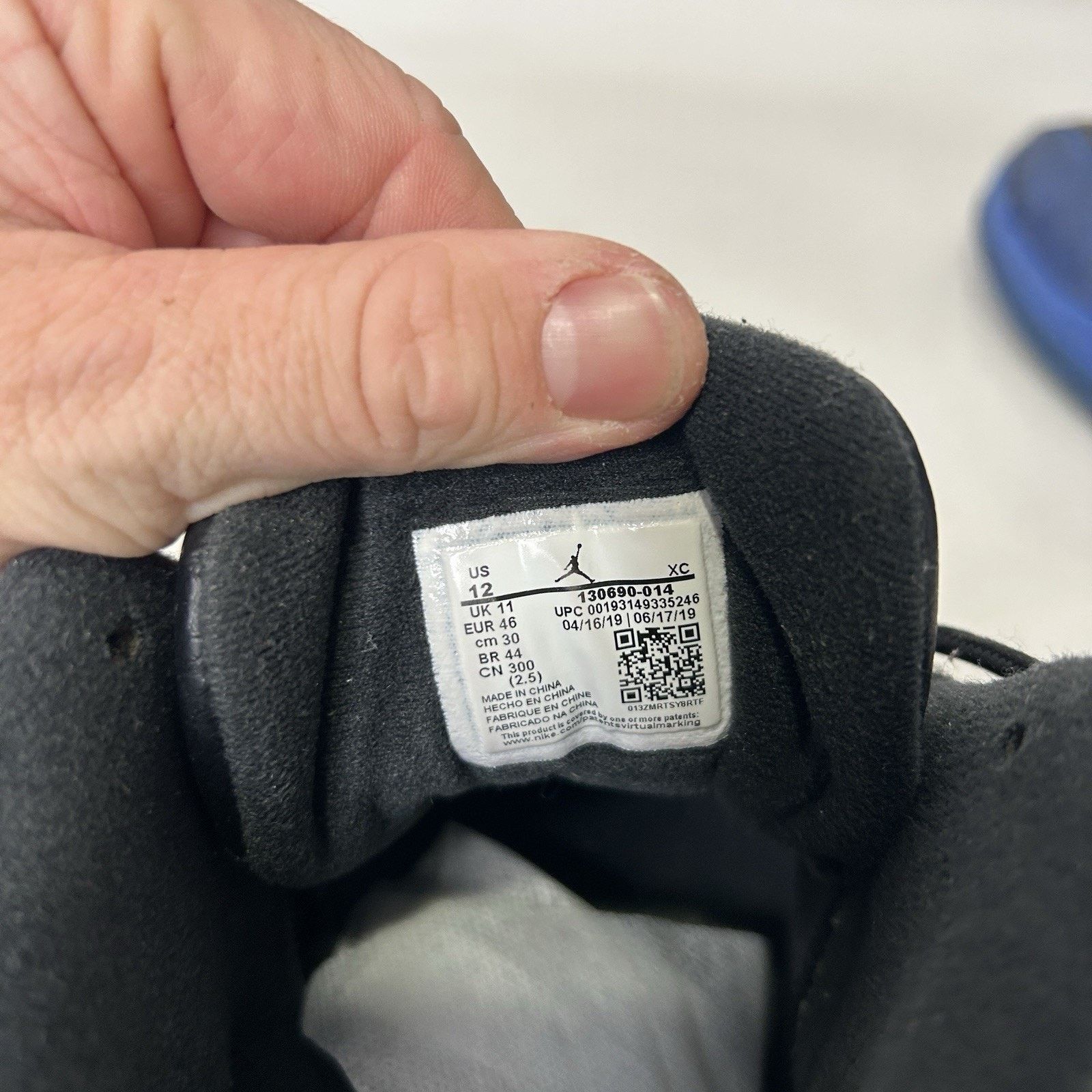Jordan Brand Nike Air Jordan 12 Retro “Game Royal” 130690-014 Size US 12 / EU 45 - 11 Thumbnail