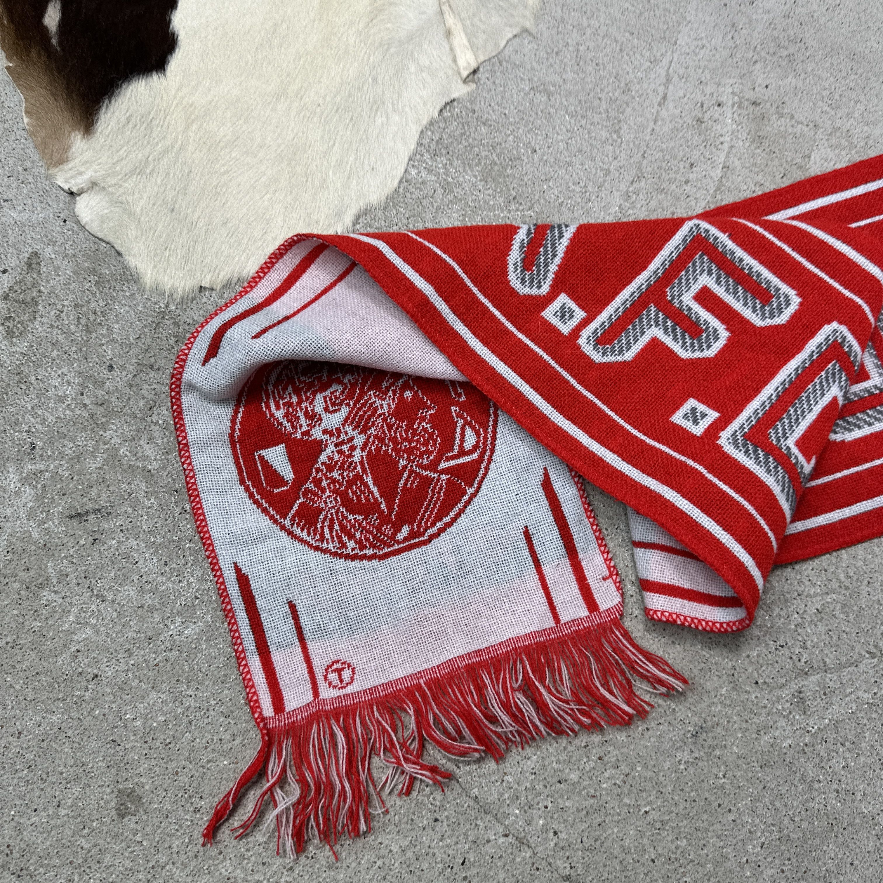 Vintage Vintage Sporty Streetwear Ajax Football Scarf 90s Size ONE SIZE - 6 Thumbnail