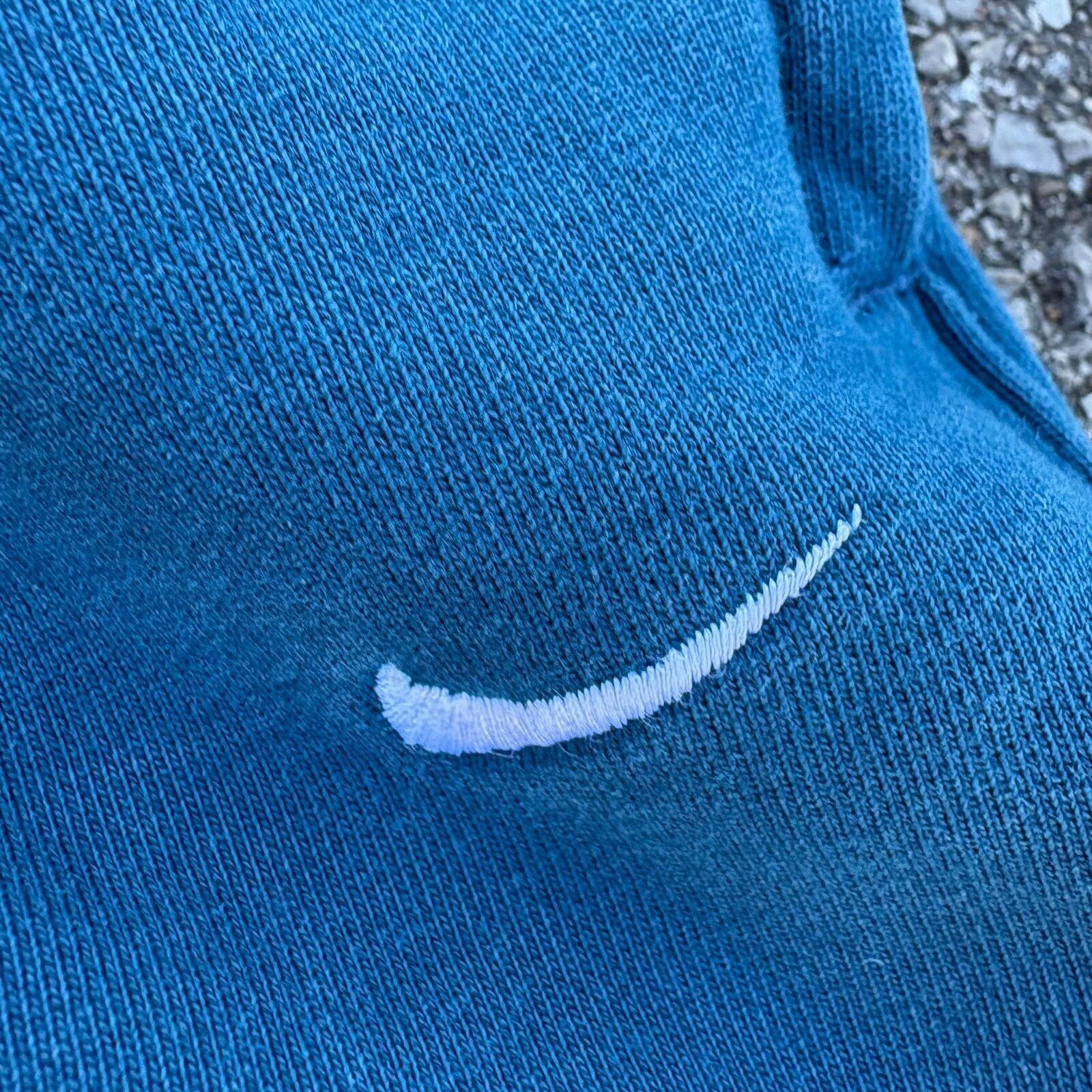 Nike Y2K baggy Blue Nike sweatpants Size US 36 / EU 52 - 5 Thumbnail