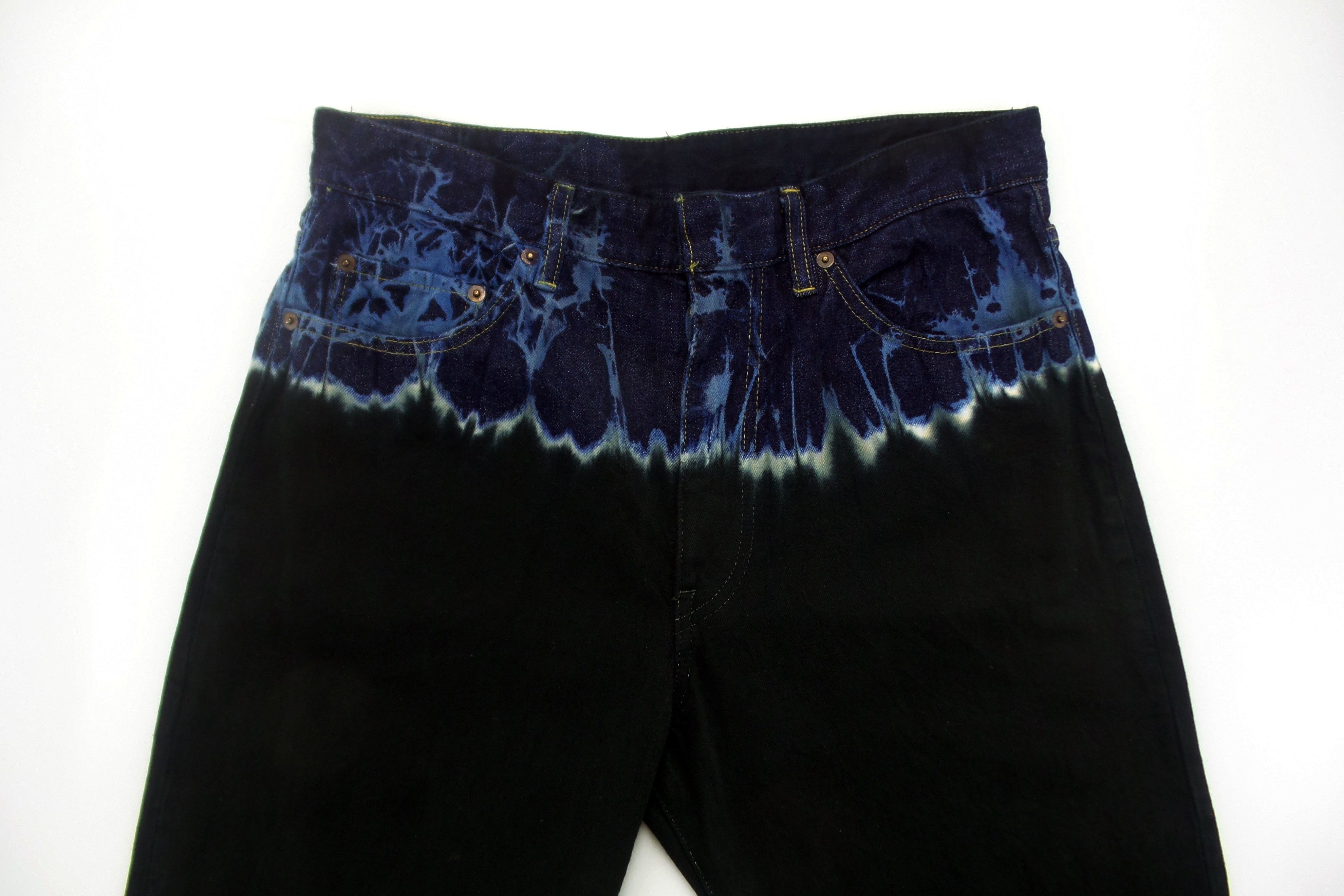 Unused Japanese Brand UNUSED Flame Jeans W16xL41.5 Size US 32 / EU 48 - 2 Thumbnail