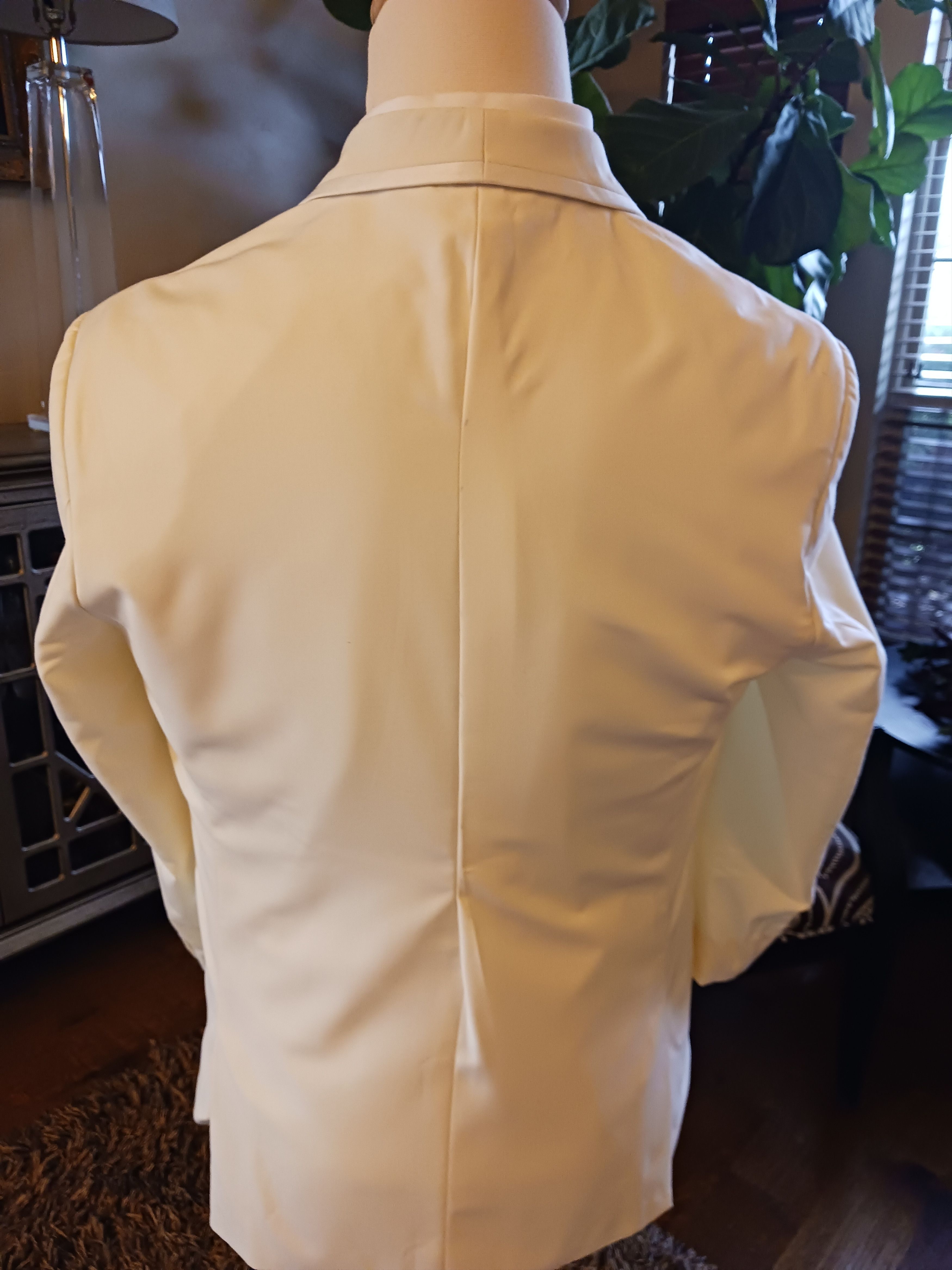 Other 100% Wool White Tuxedo Size 44R - 4 Thumbnail