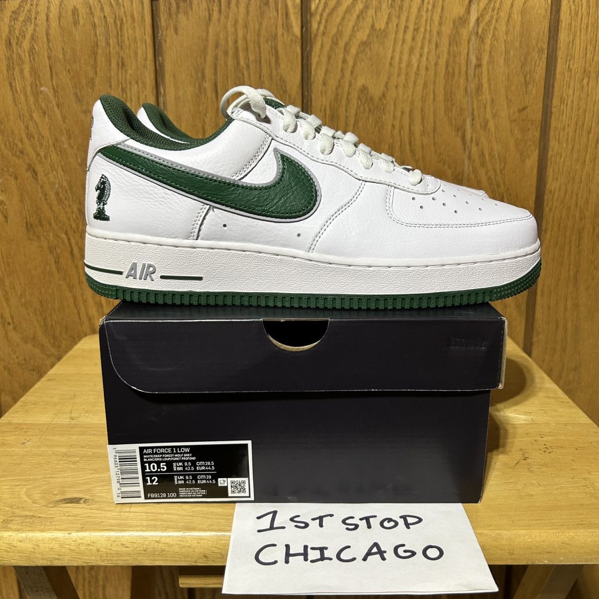 Nike Air Force 1 Low Horsemen LBJ White FB9128-100 10.5 NEW