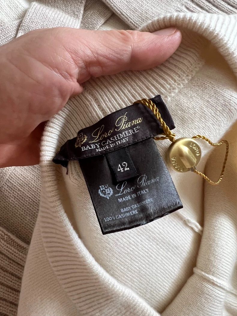 Loro Piana LORO PIANA A cardigan sweater + wide leg pants, set Size S / US 4 / IT 40 - 5 Thumbnail