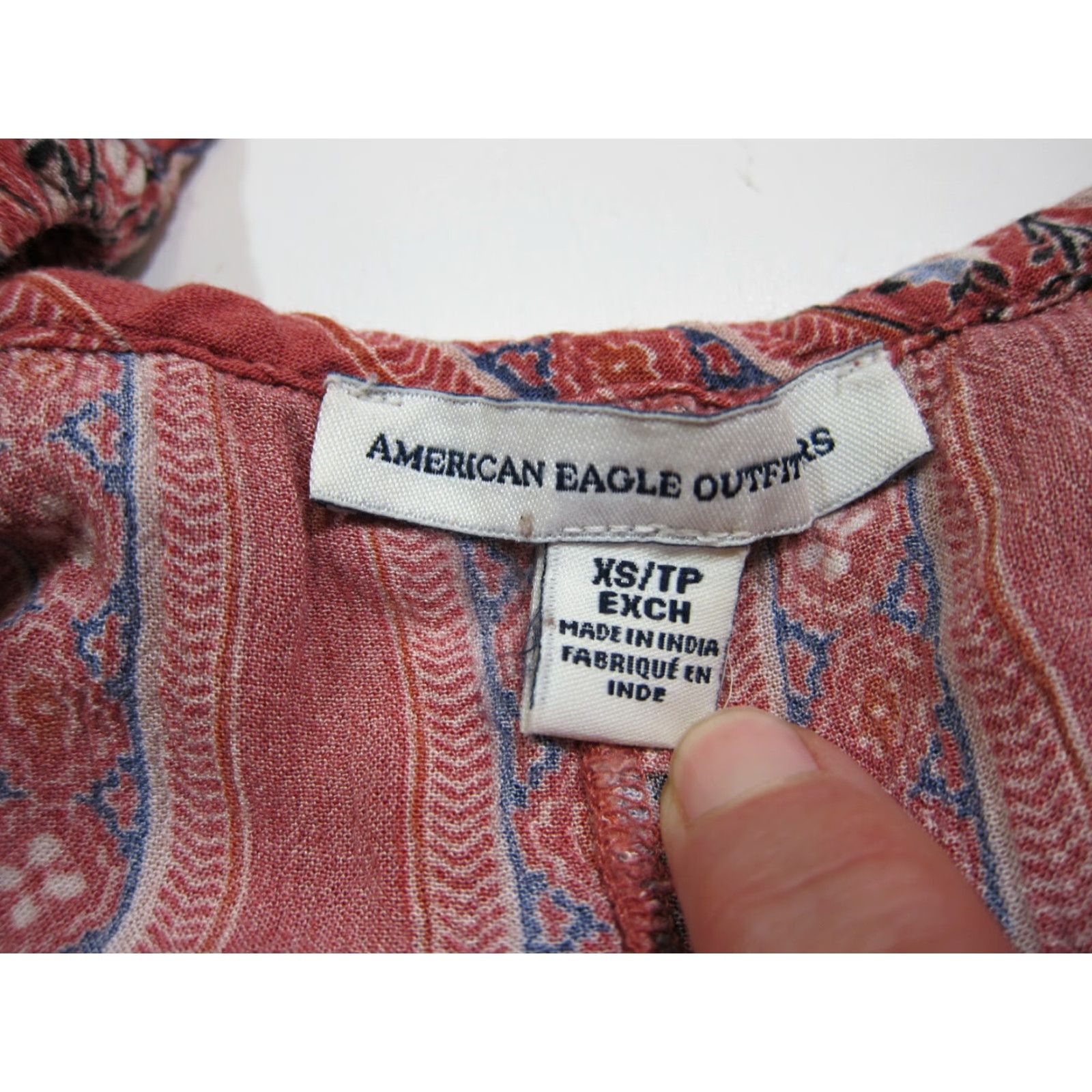 American Eagle Outfitters American Eagle Outfitters 100% Rayon Off Shoulder Sun Dress Women XS Floral Pink Blue Dress Size XS / US 0-2 / IT 36-38 - 3 Thumbnail