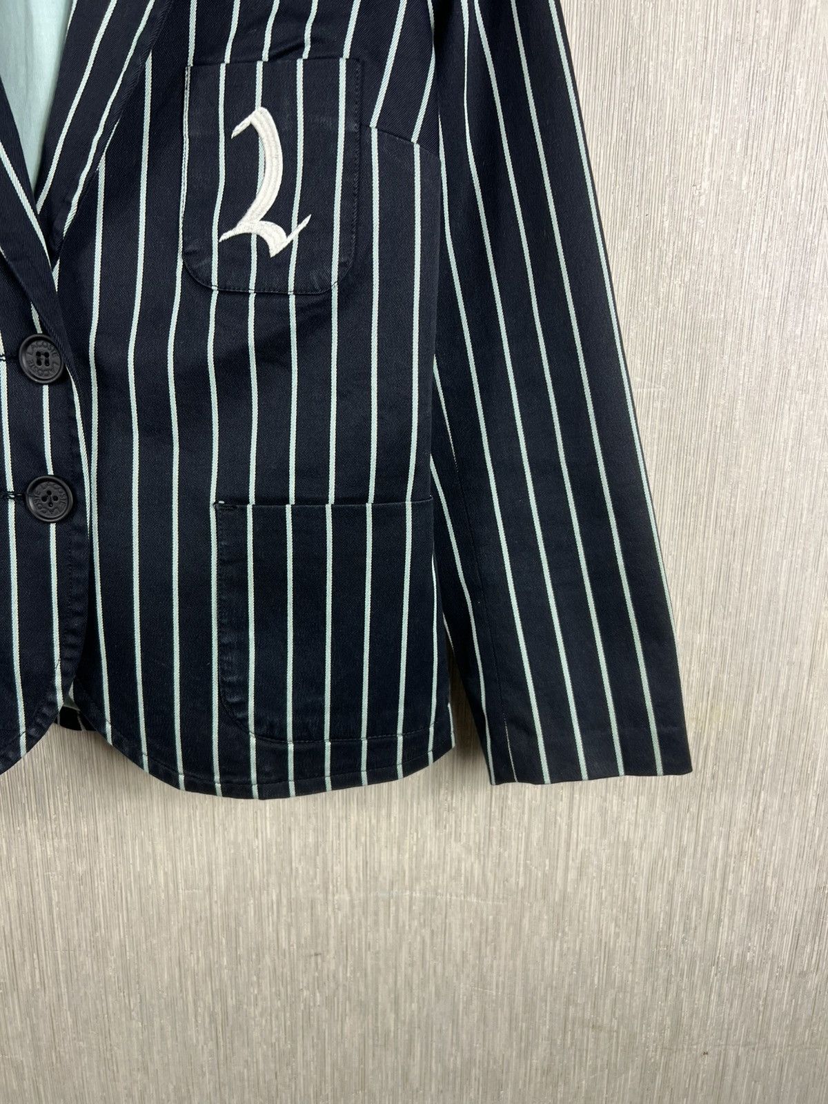 Lacoste Vintage Lacoste archive striped L logo pocket blazer jacket Size S / US 4 / IT 40 - 6 Thumbnail