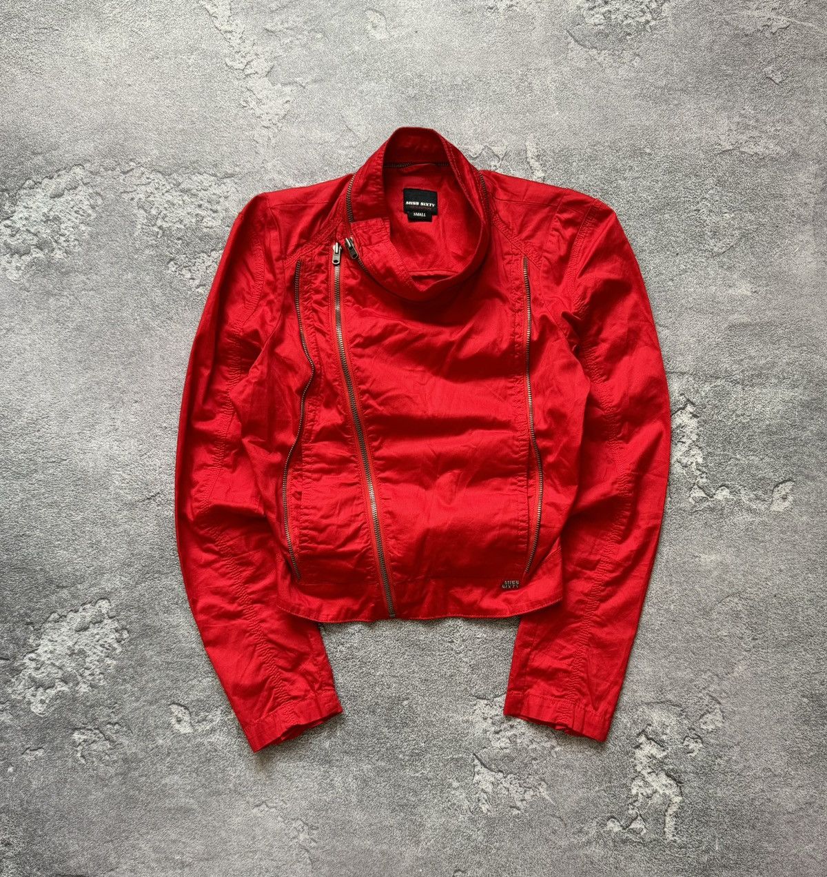 Japanese Brand × Miss Sixty Miss sixty S road motorcycle zip red jacket Avantgarde Size S / US 4 / IT 40 - 4 Thumbnail