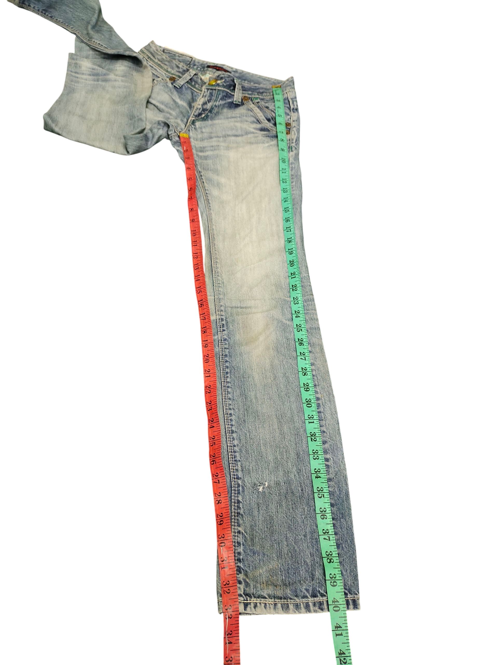 Comme des Garcons × Undercover Et Boite Japan Clawmark Distress Faded Denim Jeans Size US 28 / EU 44 - 15 Thumbnail