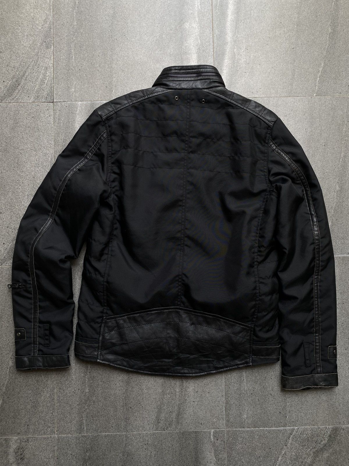 JACKROSE Jackrose Lambskin Leather Jacket Black Biker Style Size US M / EU 48-50 / 2 - 6 Thumbnail
