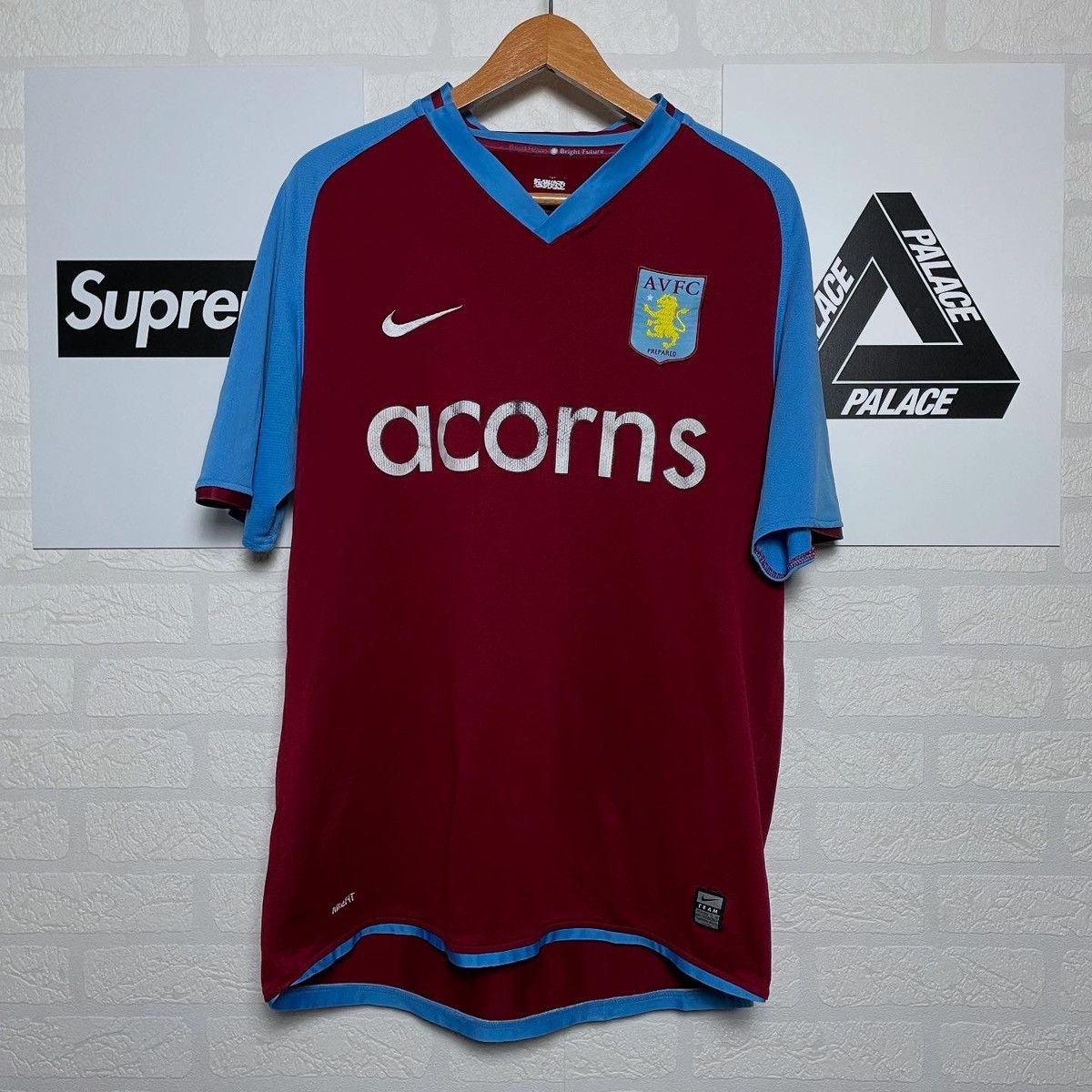 Nike × Vintage Vintage 00s Aston Villa AVFC Jersey 2008-09 L Size US L / EU 52-54 / 3 - 1 Thumbnail