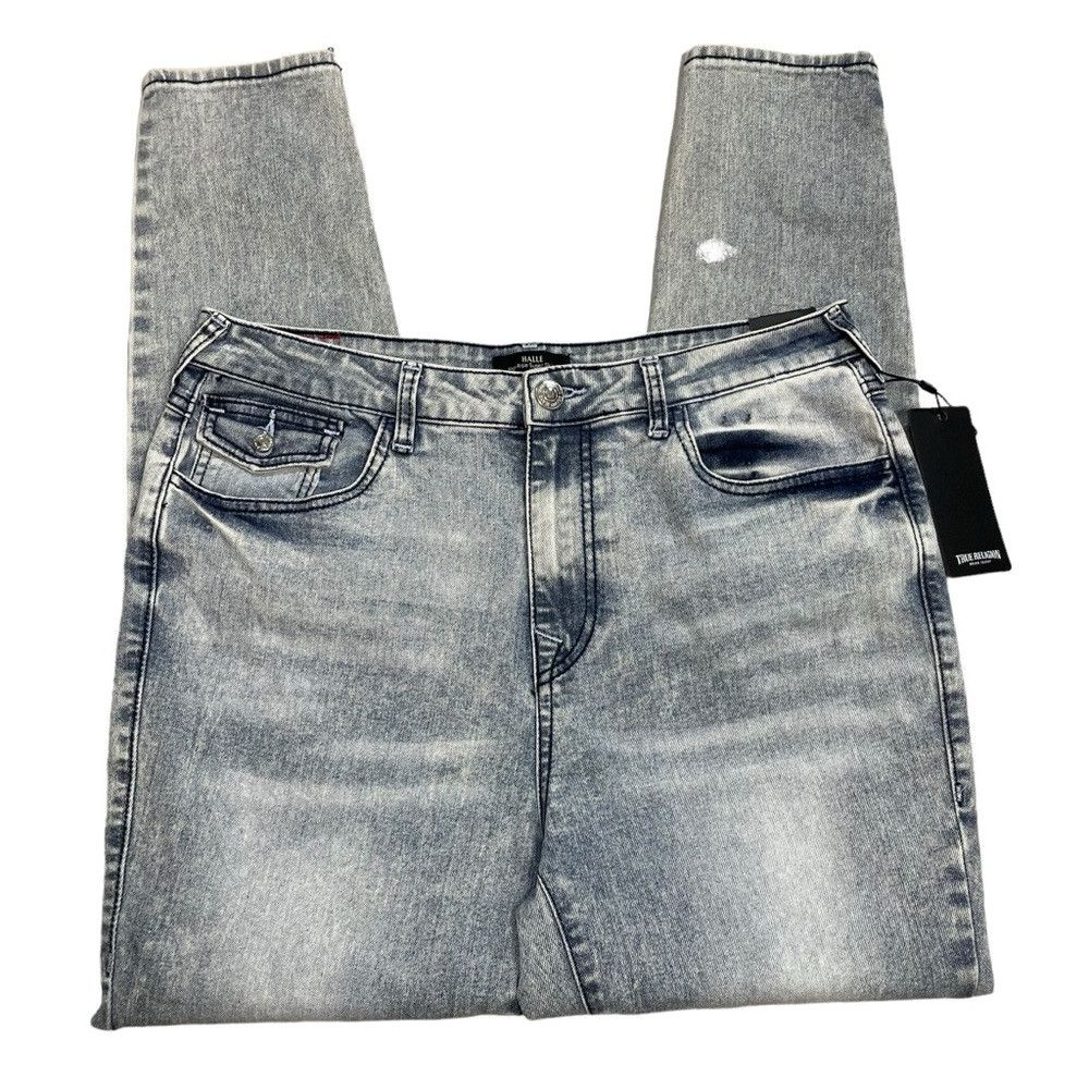 True Religion NWT New $159 True Religion HALLE HIGH RISE SKINNY JEAN Jean Size 31" - 2 Thumbnail