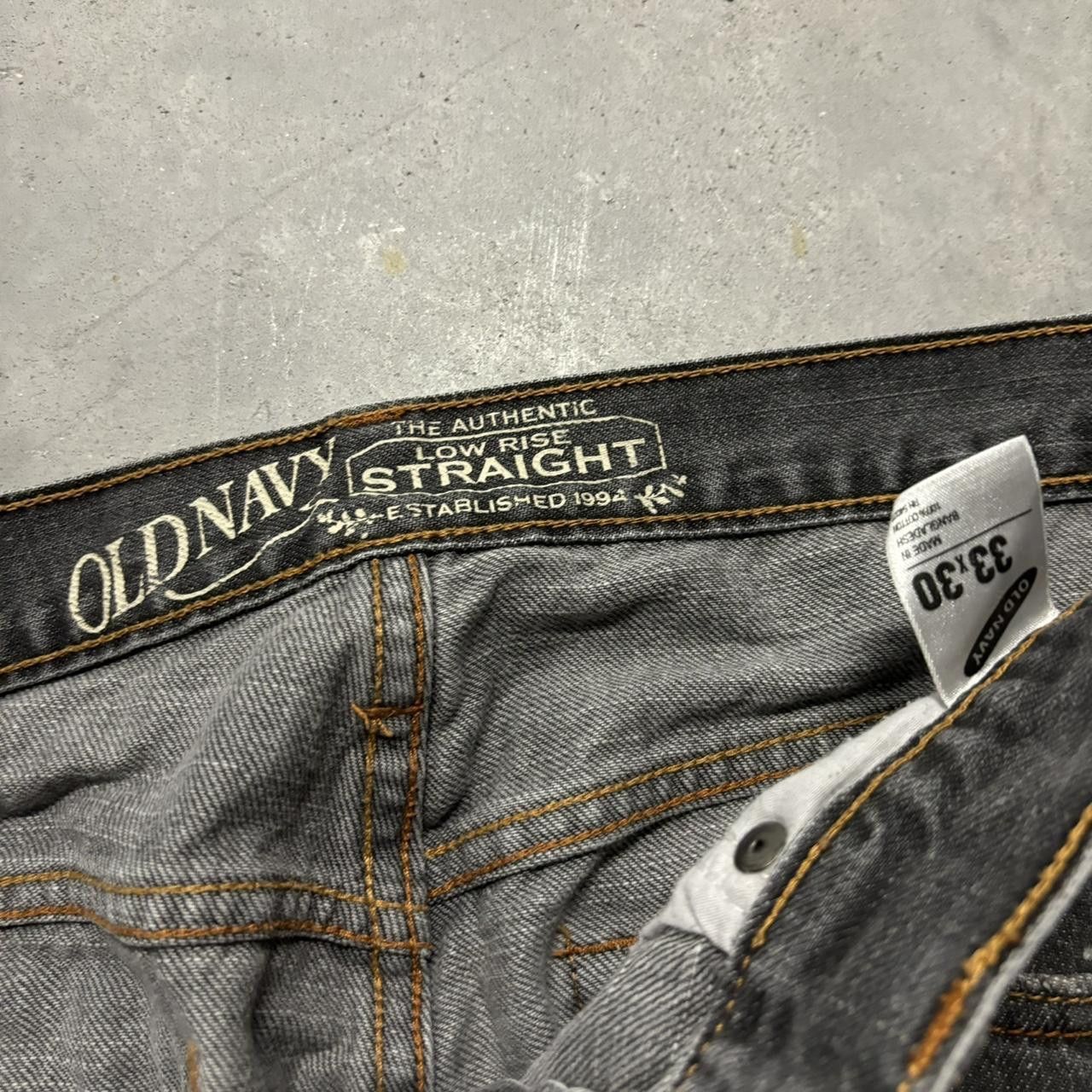 Japanese Brand × Vintage Crazy Vintage Y2K/2000s Grunge Faded Black Distressed Denim Jeans! Size US 33 - 8 Thumbnail