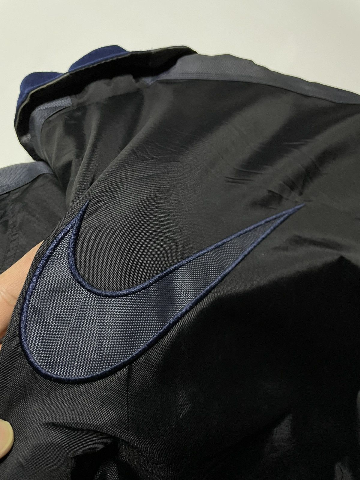 Nike × Vintage Nike 90s Heavy Halfzip Nylon Biglogo windbreaker Jacket Size US M / EU 48-50 / 2 - 3 Thumbnail