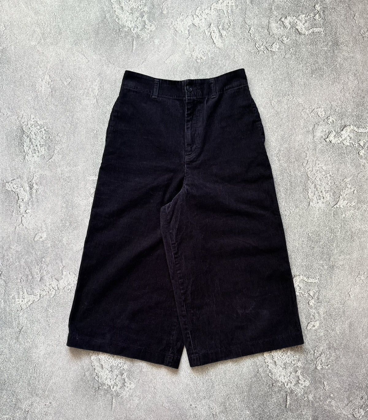 Japanese Brand × Uniqlo Uniqlo waist 27inch corduroy culottes pant trouser cropped Size 27" / US 4 / IT 40 - 6 Thumbnail