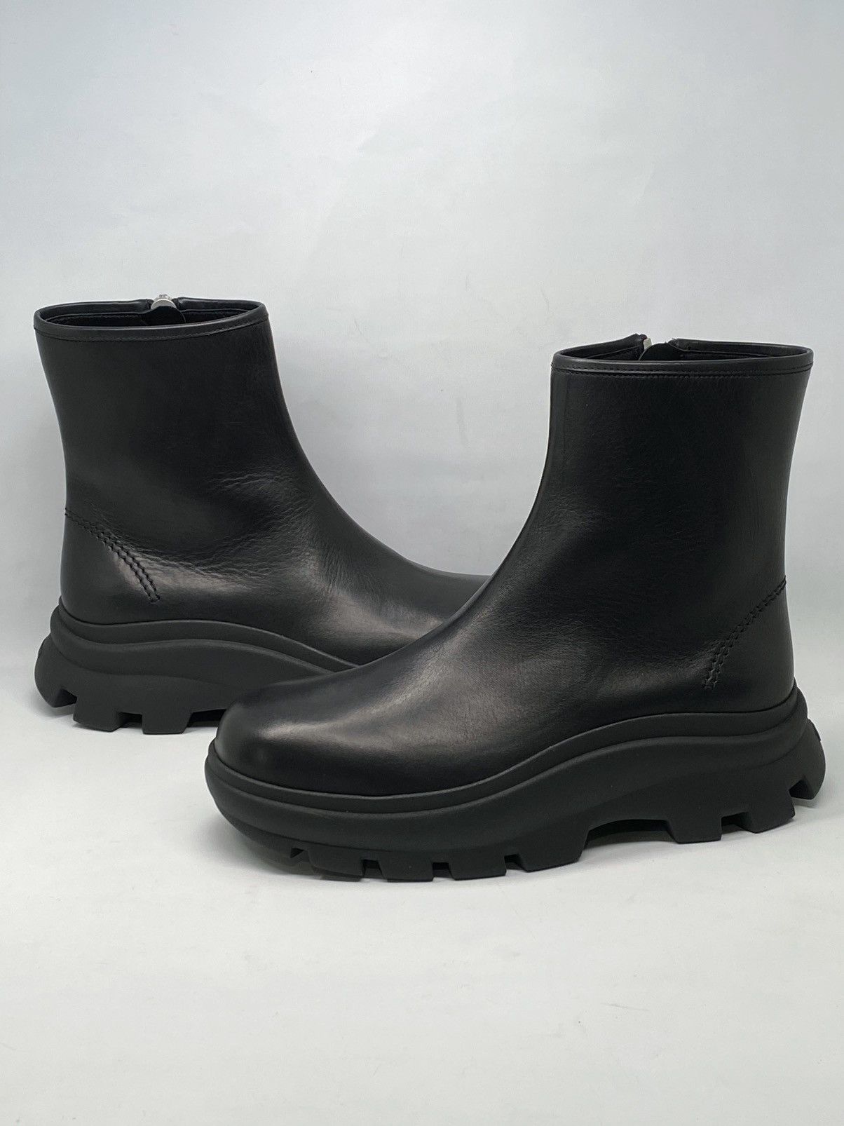 Jil Sander Jil Sander Leather Zip Ankle boots size 41/us size 8 Size US 8 / EU 41 - 4 Thumbnail