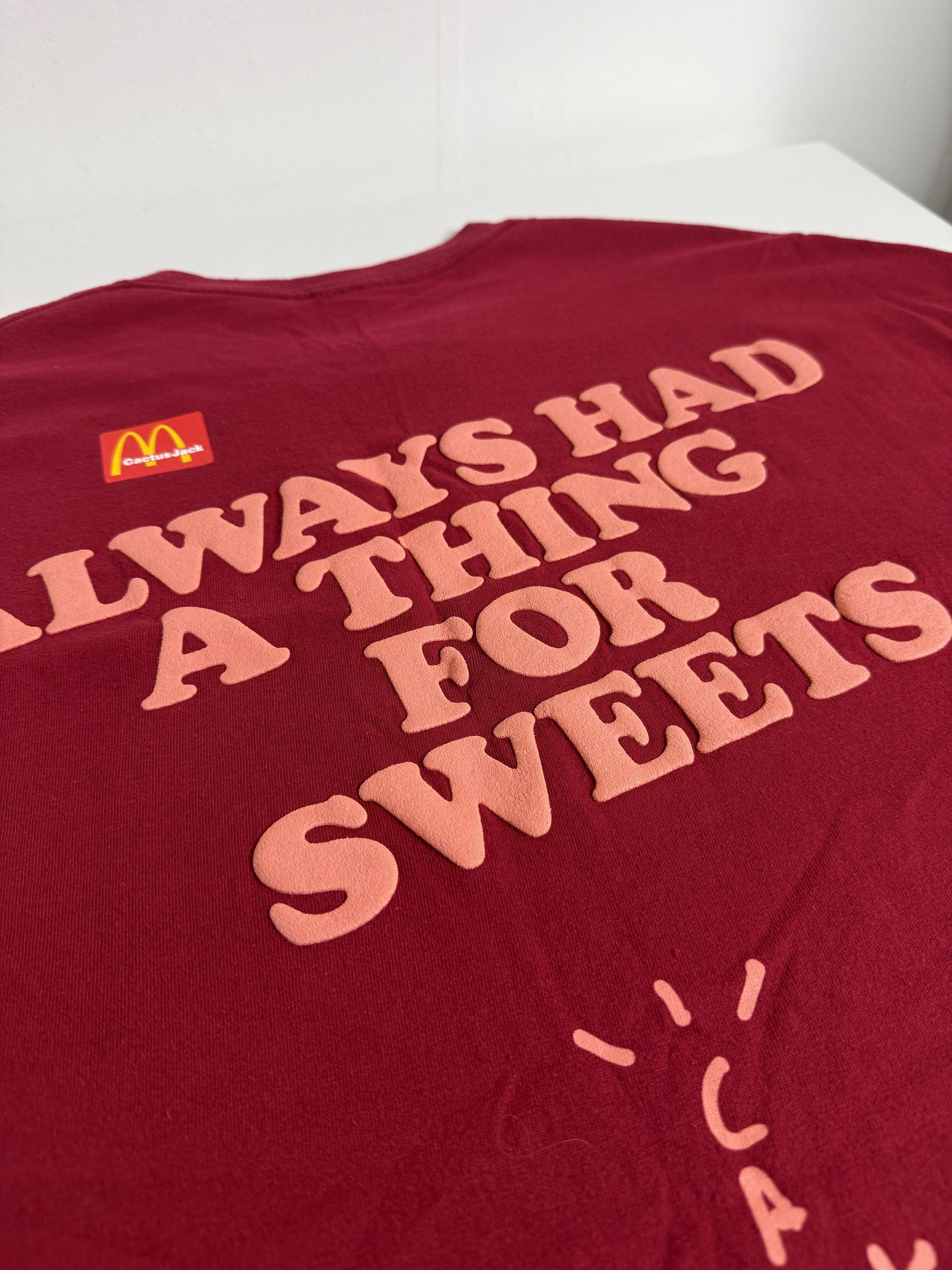 Travis Scott Travis Scott Apple Pie Tee "Burgundy" Size US XL / EU 56 / 4 - 5 Thumbnail