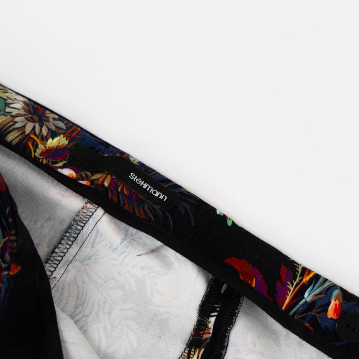 Other Stehmann Womens Floral Trousers Multicolor Stretch Pants Size 26" / US 2 / IT 38 - 5 Thumbnail