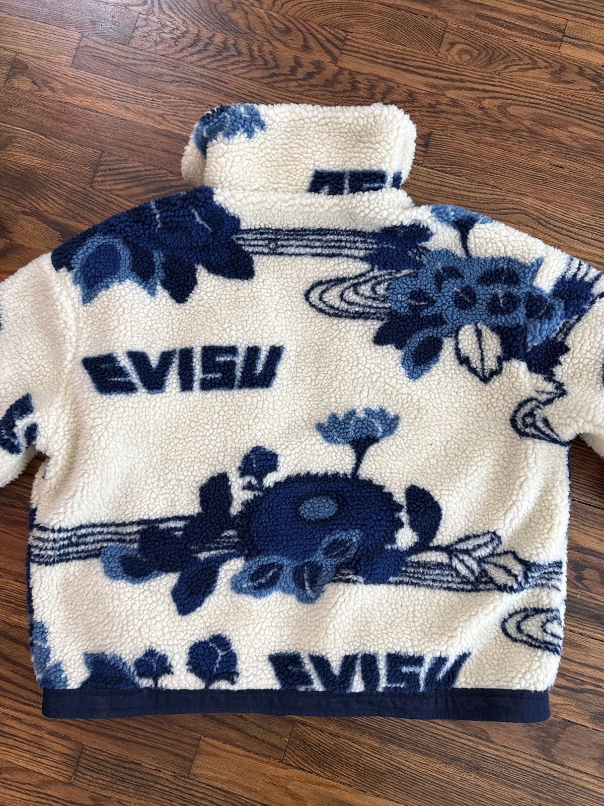 Evisu Evisu Fleece Bomber Jacket Size M / US 6-8 / IT 42-44 - 2 Thumbnail