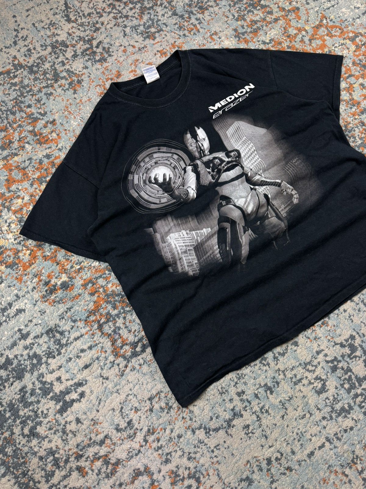 Microsoft × Vintage Rare Vintage 00s Medion Erazer gaming PC promo graphic tee Size US XL / EU 56 / 4 - 2 Thumbnail