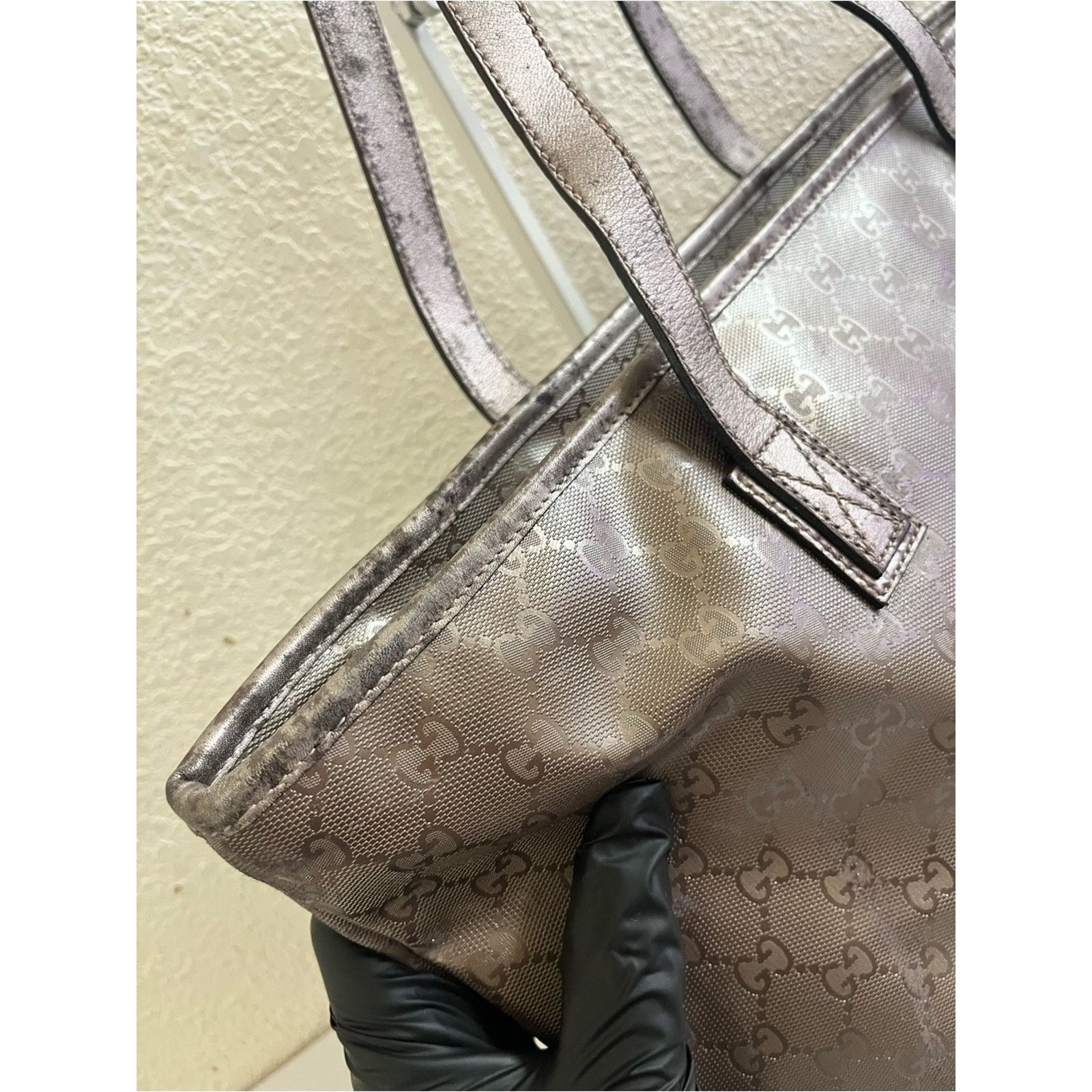 Gucci Gucci large gg bronze tote bag Size ONE SIZE - 13 Thumbnail