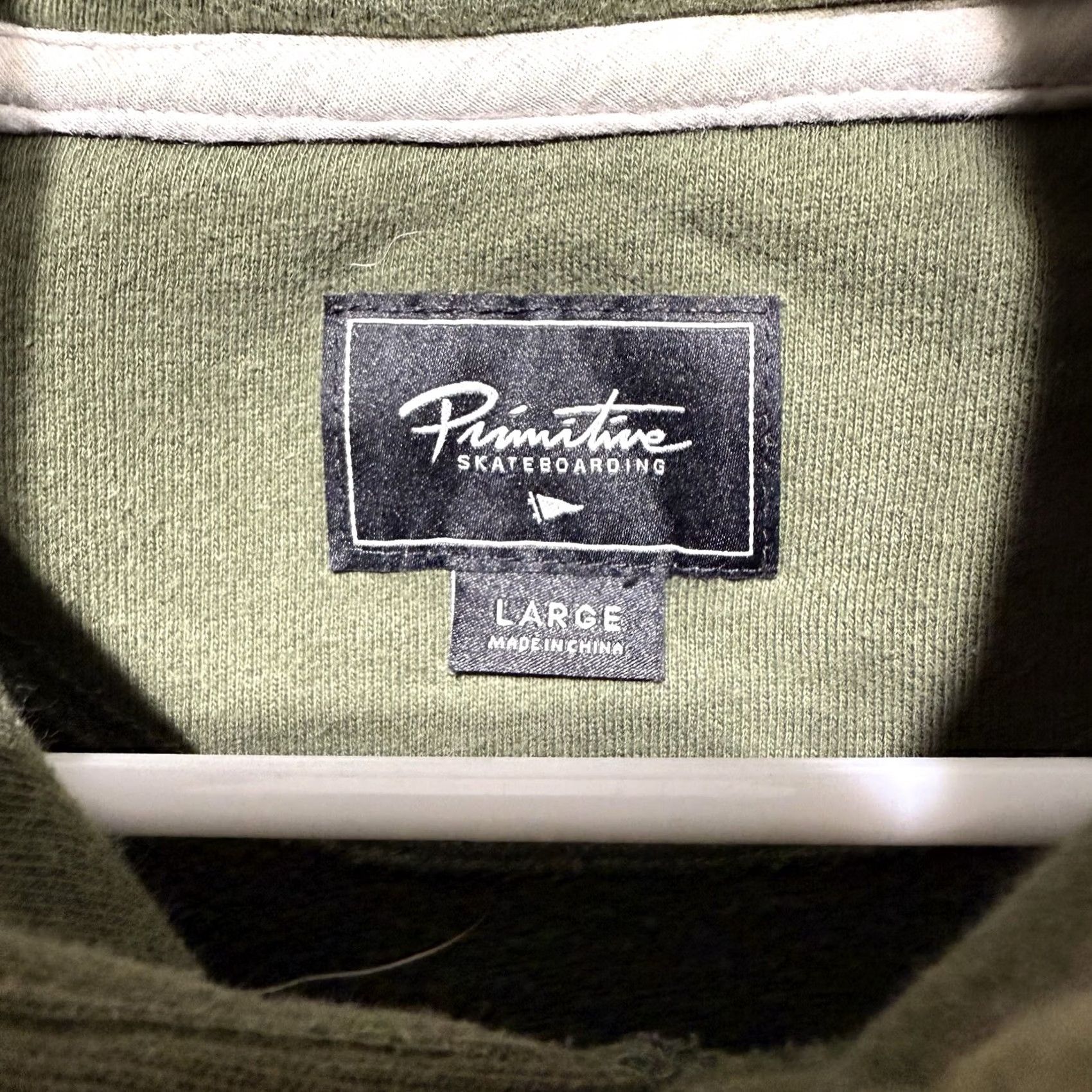 Primitive Primitive Skateboarding Pullover Hooded Sweatshirt Men’s Green L Size US L / EU 52-54 / 3 - 5 Thumbnail