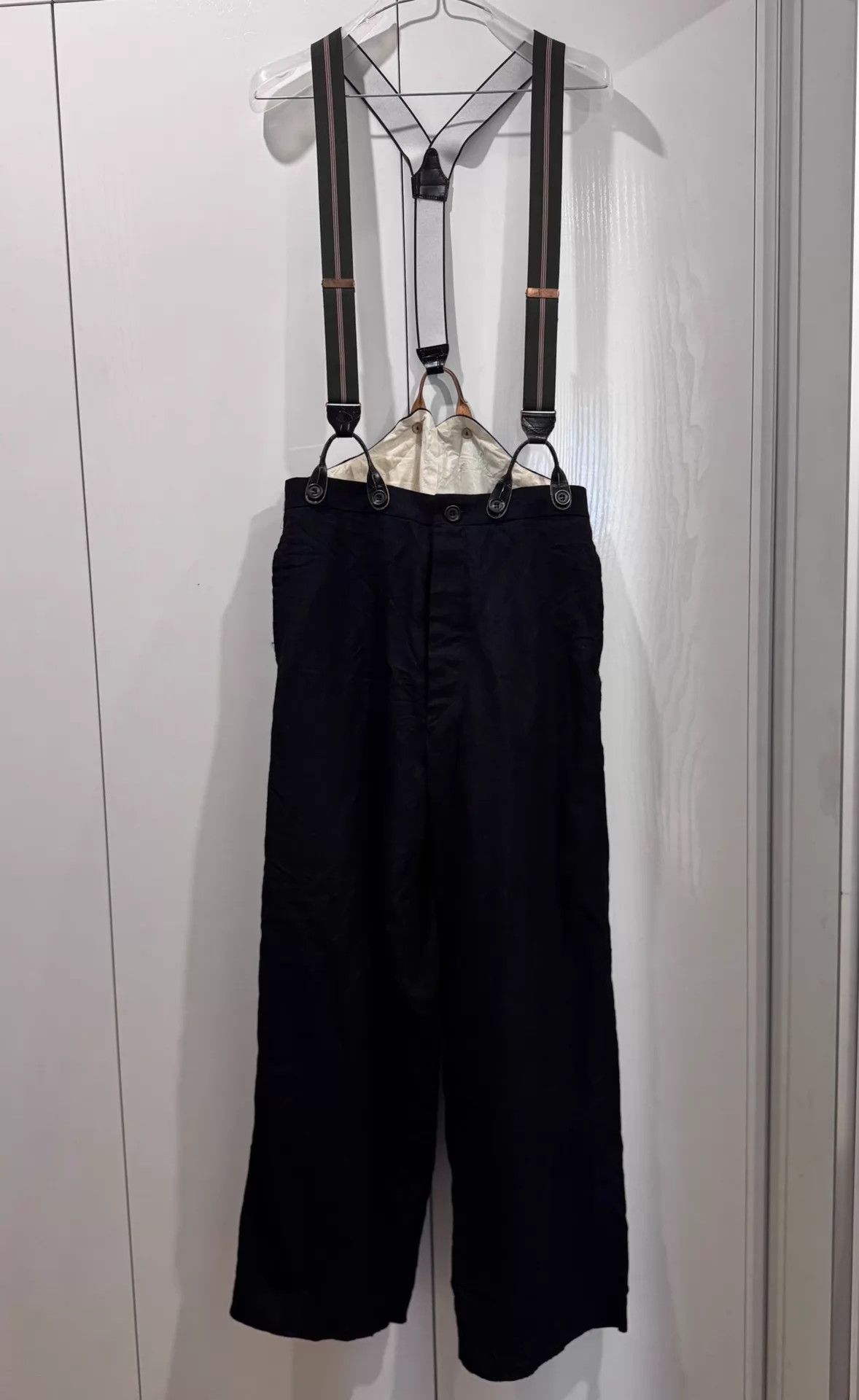 Paul Harnden Shoemakers Paul Harnden Suspender Trousers XS NWT Size US 28 / EU 44 - 1 Thumbnail
