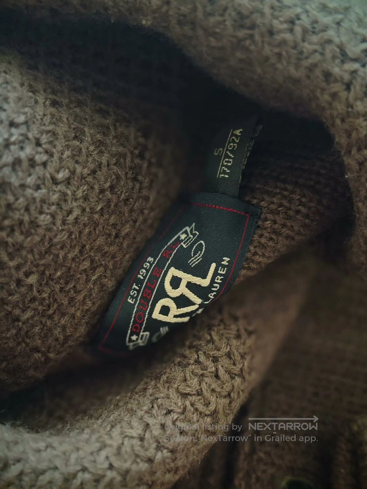 RRL Ralph Lauren RRL Green Button Wool Sweater. Size US M / EU 48-50 / 2 - 4 Thumbnail