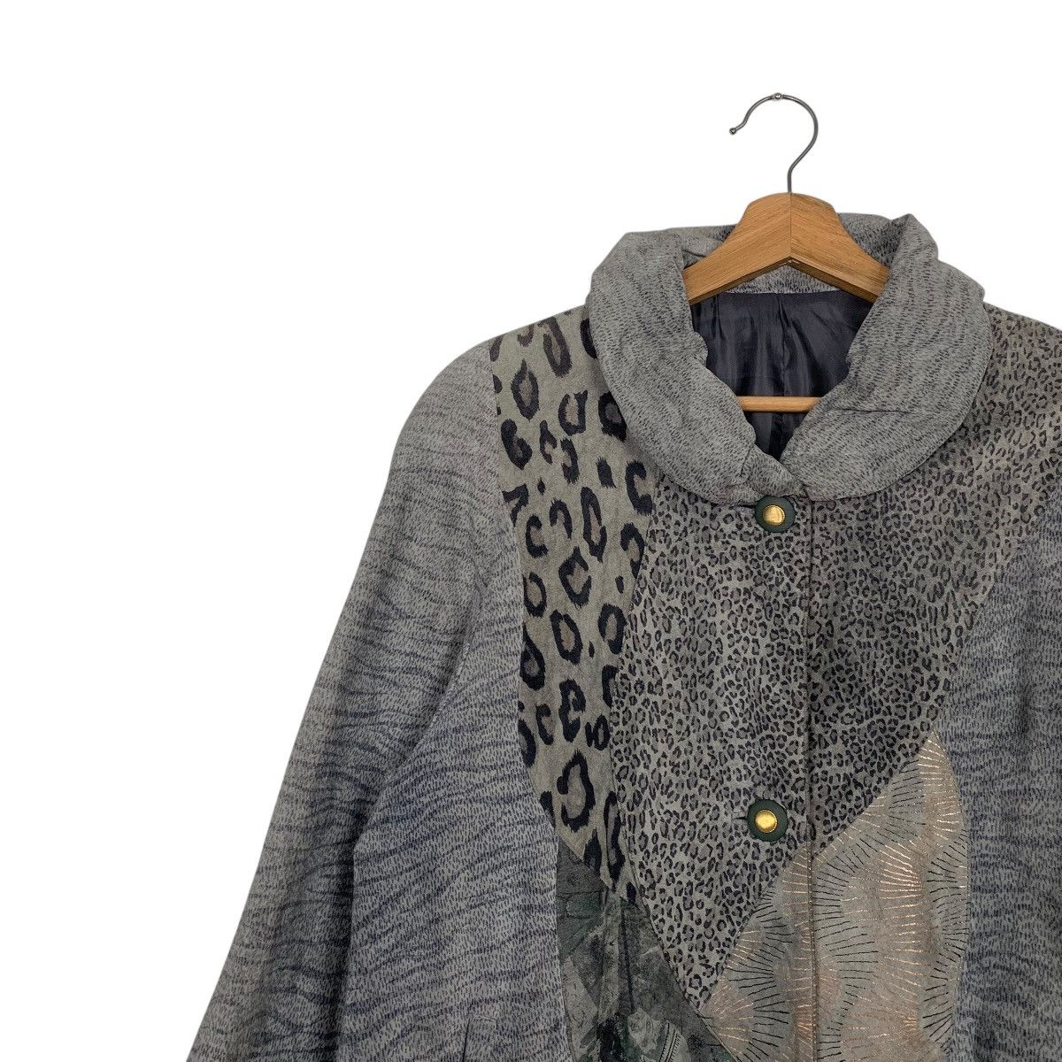 Japanese Brand Japanese Brand Leopard Design Coat Size M / US 6-8 / IT 42-44 - 7 Thumbnail