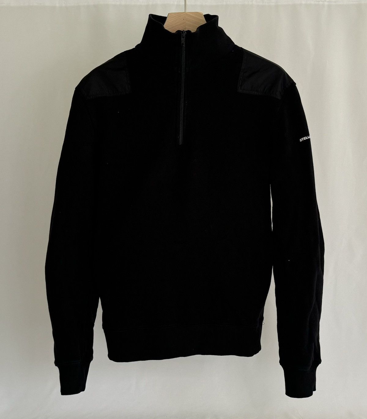 Stella McCartney Stella McCartney Black lona Military Turtleneck M Size US M / EU 48-50 / 2 - 1 Thumbnail