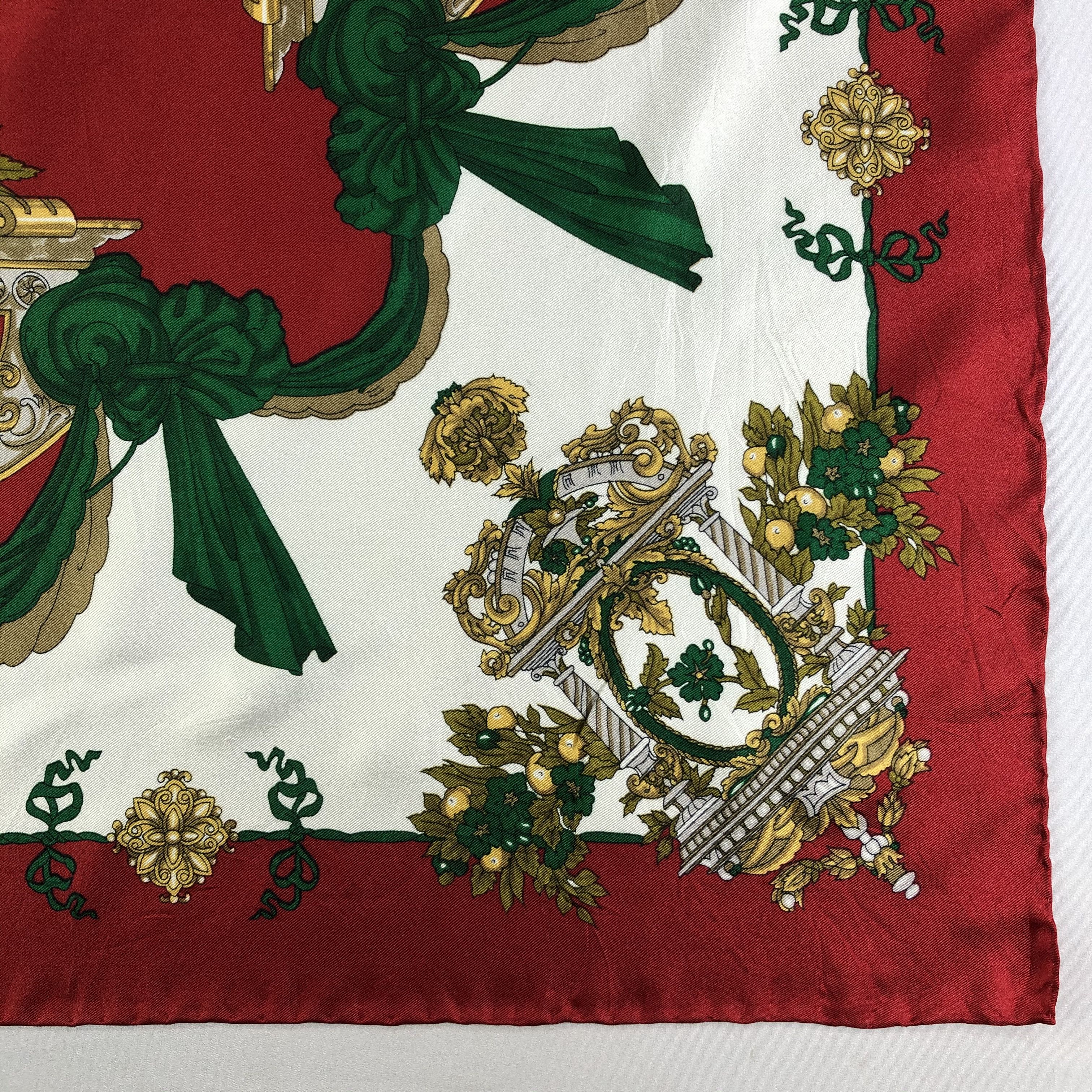 Vintage Vintage Silk Scarf Size ONE SIZE - 3 Thumbnail