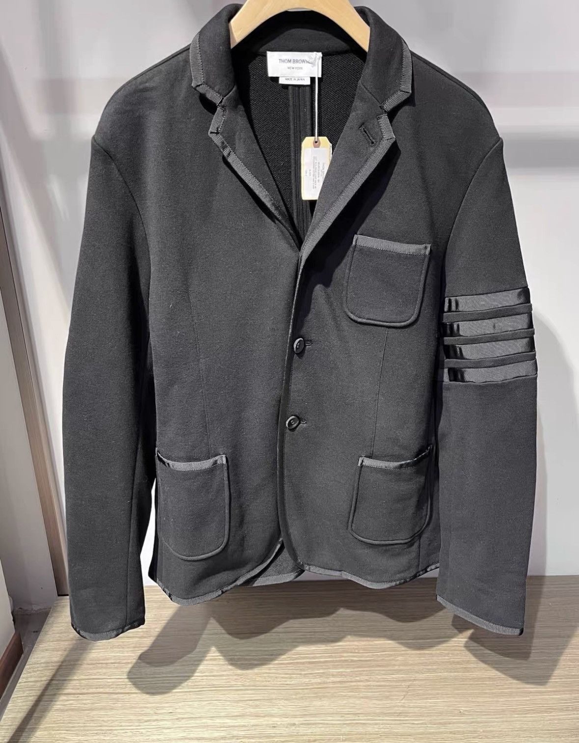 Thom Browne Thom Browne Men's black casual suit Size 48L - 1 Thumbnail