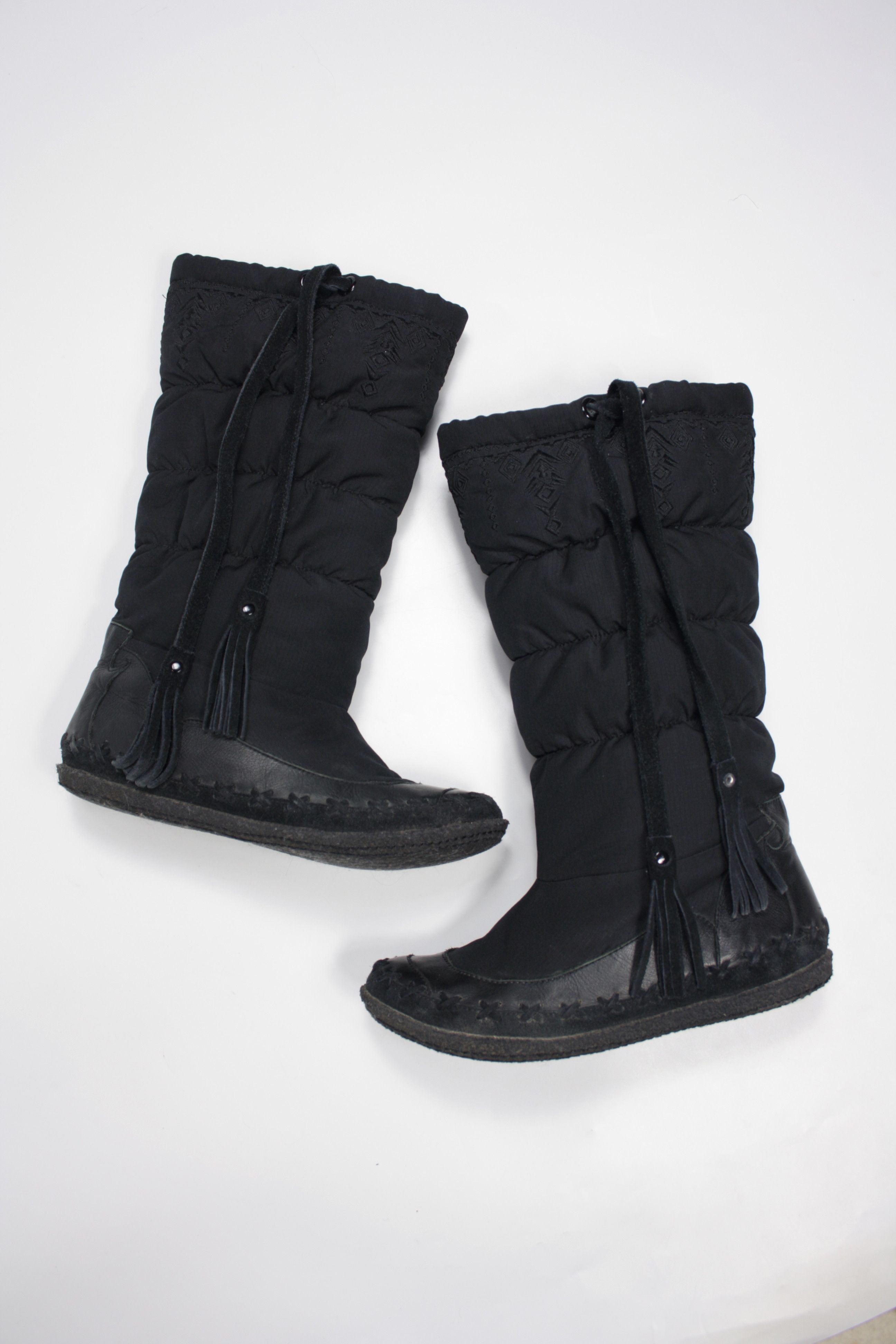 Diesel Diesel Y2K Crystalline Leather Puffer Snow Winter Boots Size US 7.5 / IT 37.5 - 6 Thumbnail