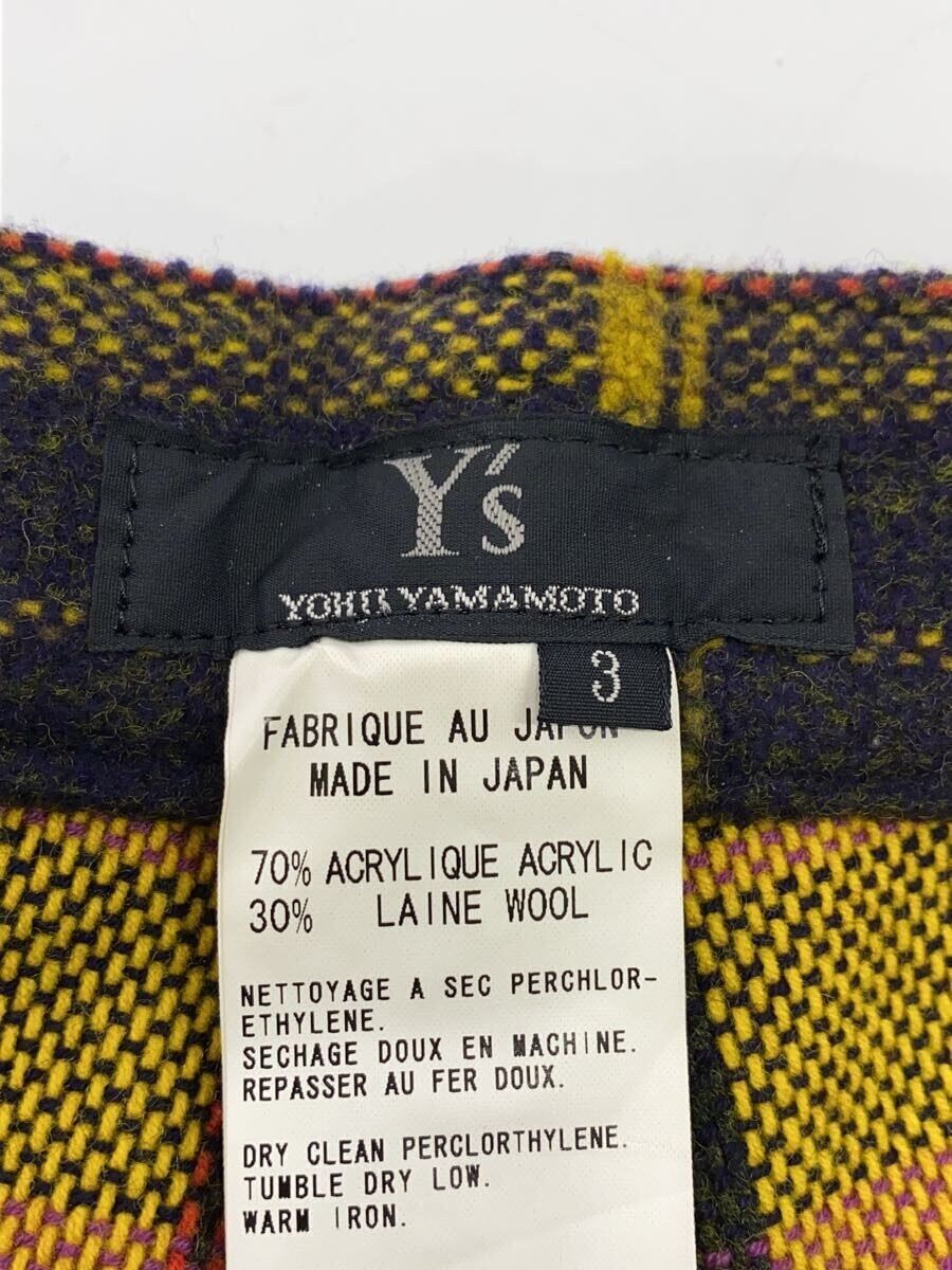 Yohji Yamamoto Plaid Straight Leg Cropped Pants Size US 29 - 4 Thumbnail